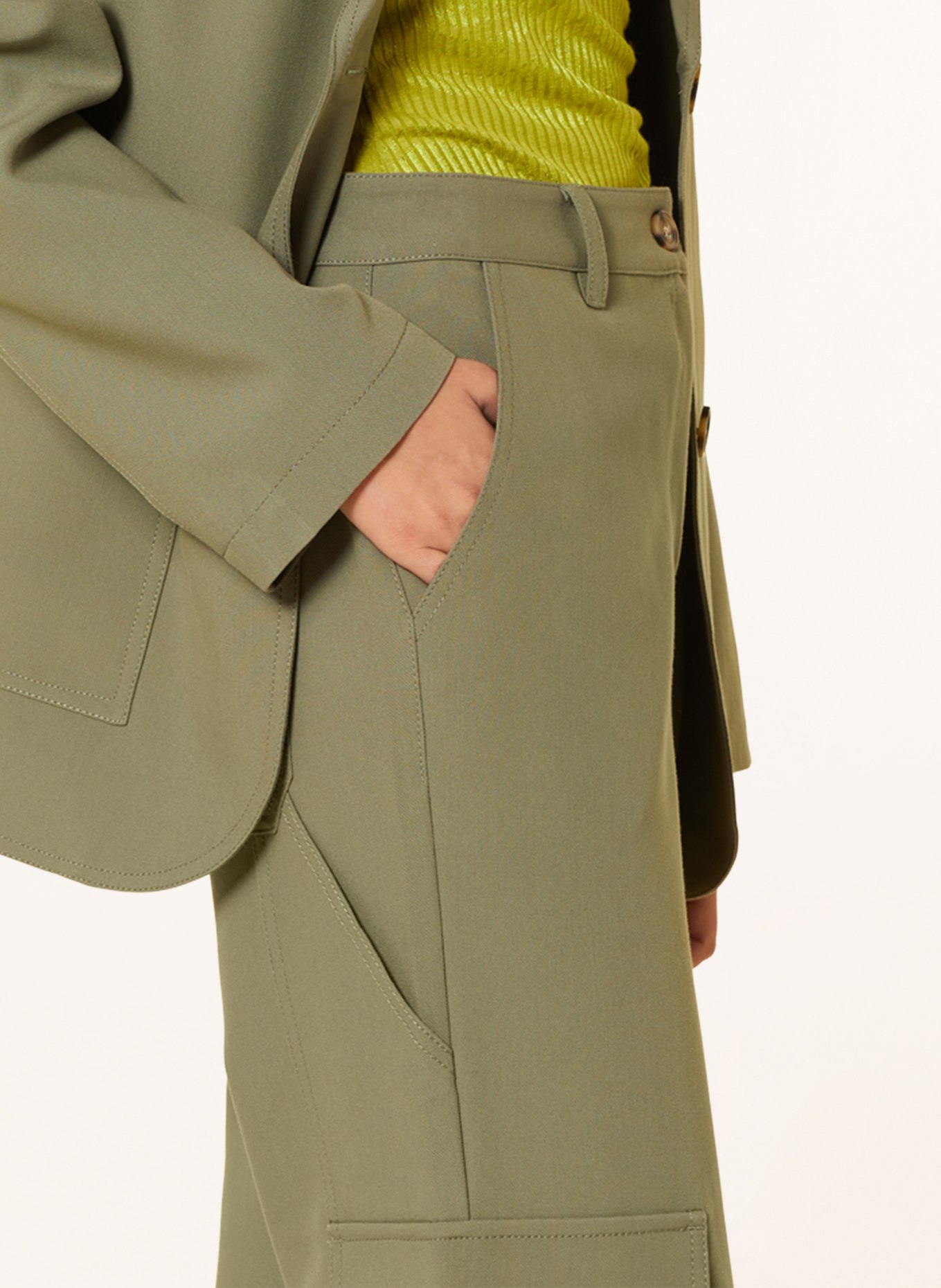 ENVII Cargo pants ENPLANET, Color: GREEN (Image 5)