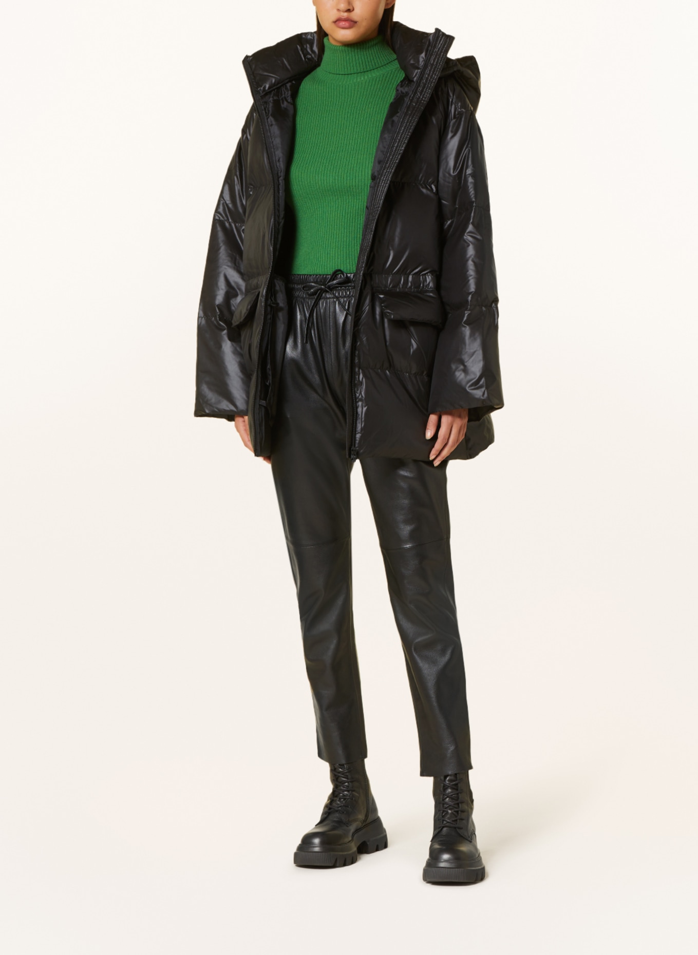 ENVII Quilted jacket ENRACCOON, Color: BLACK (Image 2)