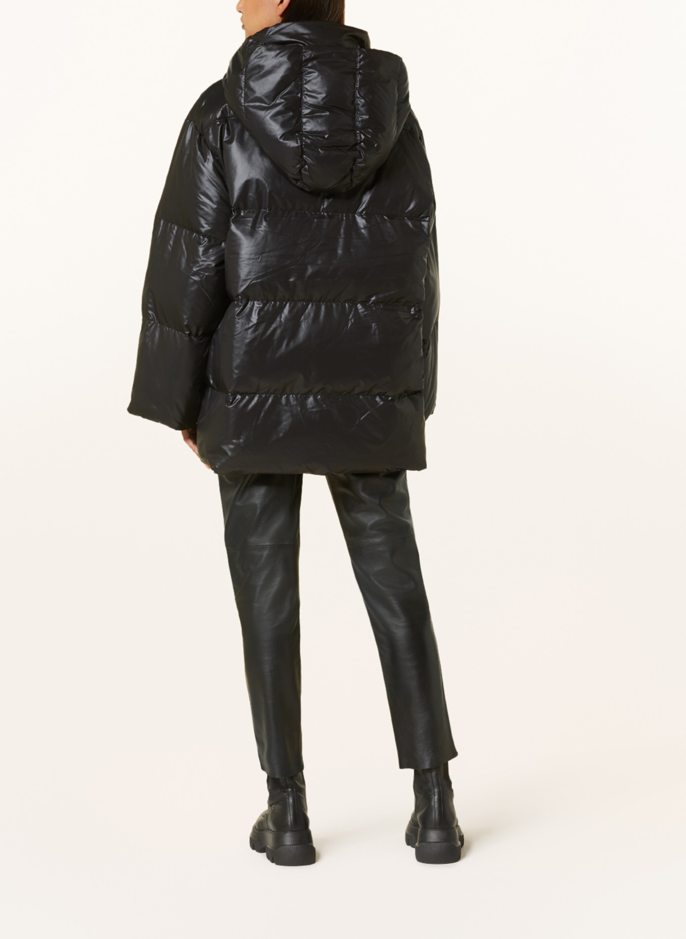 ENVII Quilted jacket ENRACCOON, Color: BLACK (Image 3)
