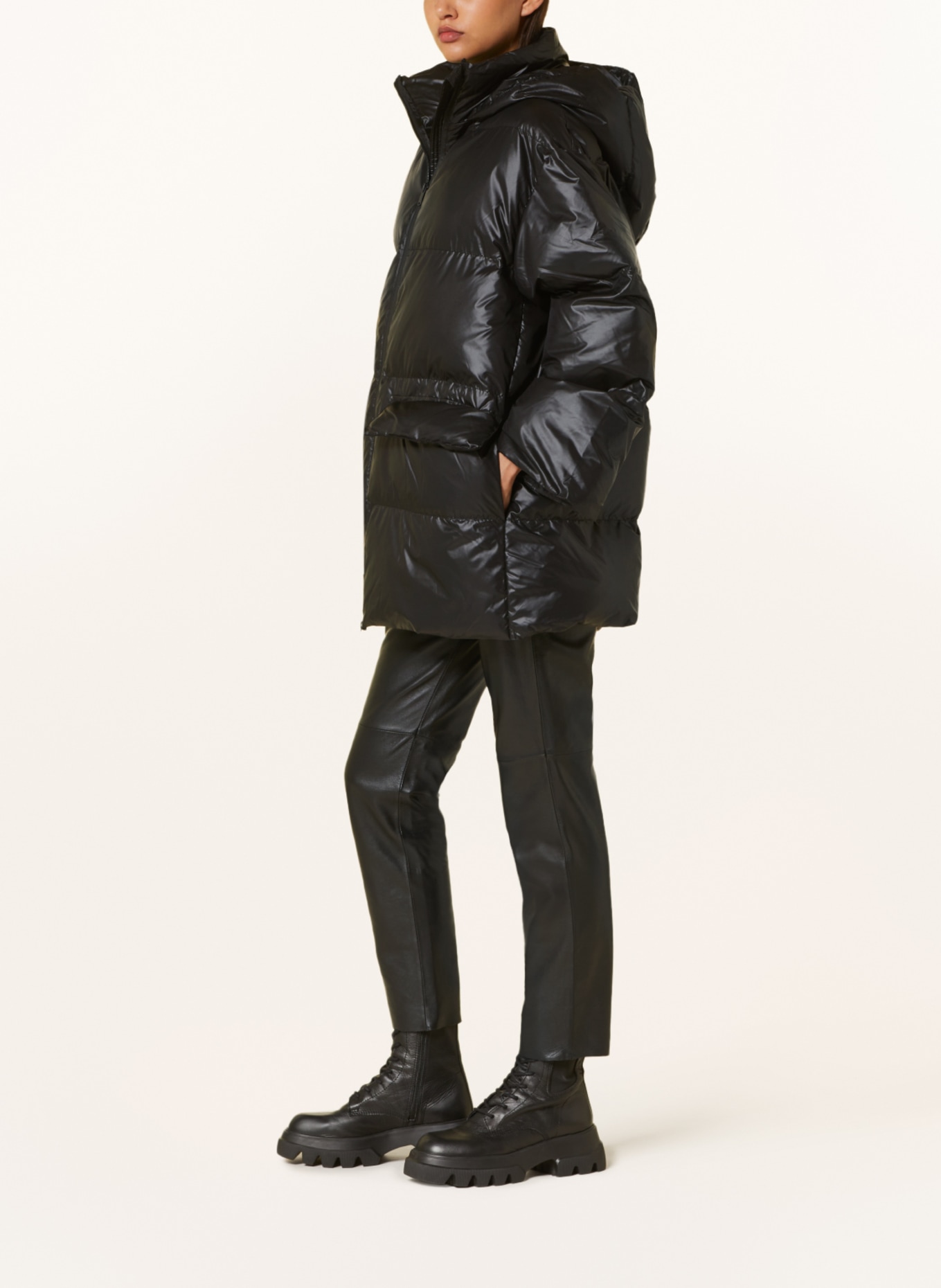 ENVII Quilted jacket ENRACCOON, Color: BLACK (Image 4)