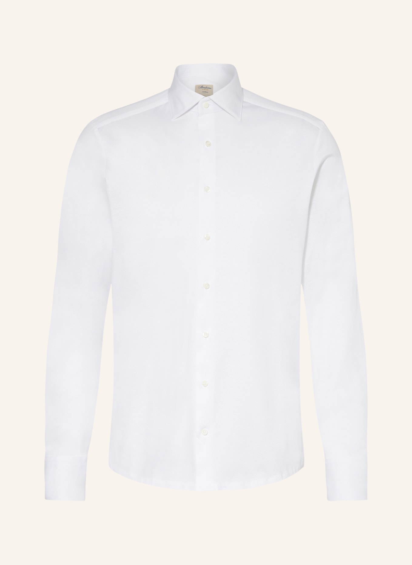 Stenströms Jersey shirt slim fit, Color: WHITE (Image 1)