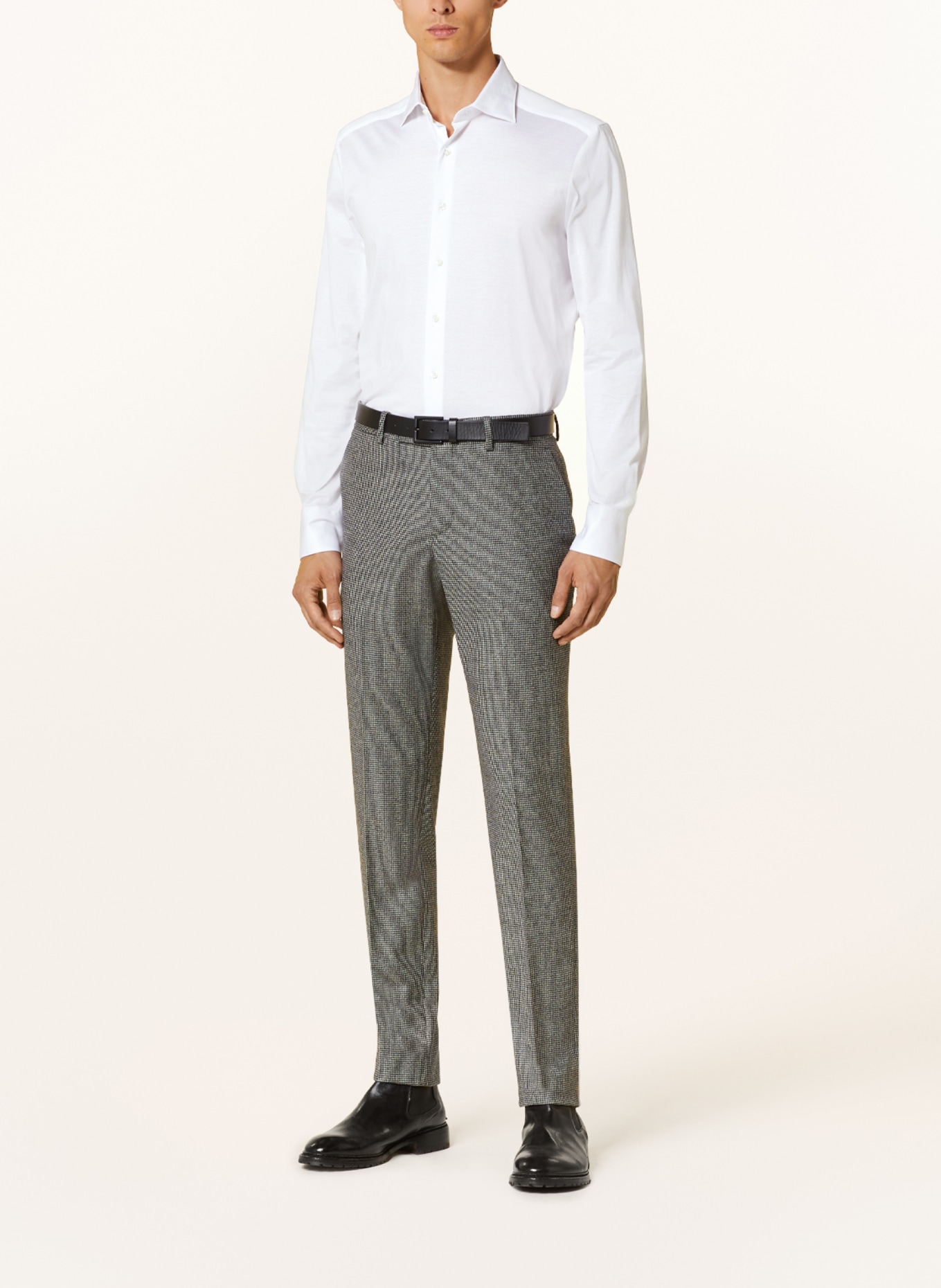 Stenströms Jersey shirt slim fit, Color: WHITE (Image 2)
