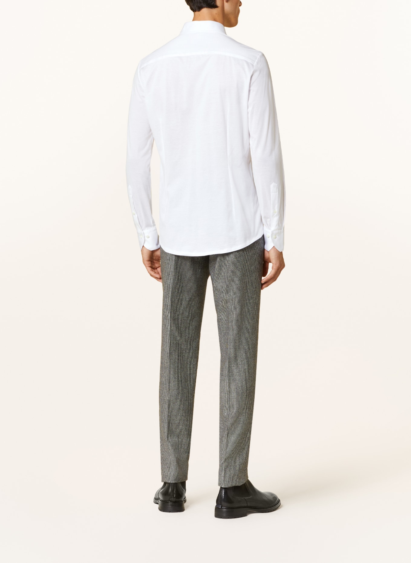 Stenströms Jersey shirt slim fit, Color: WHITE (Image 3)