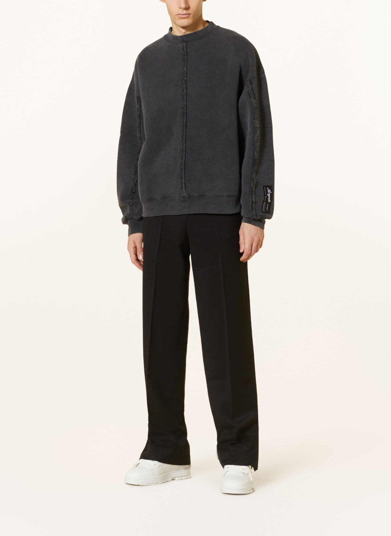 AXEL ARIGATO Oversized sweatshirt, Color: BLACK (Image 2)