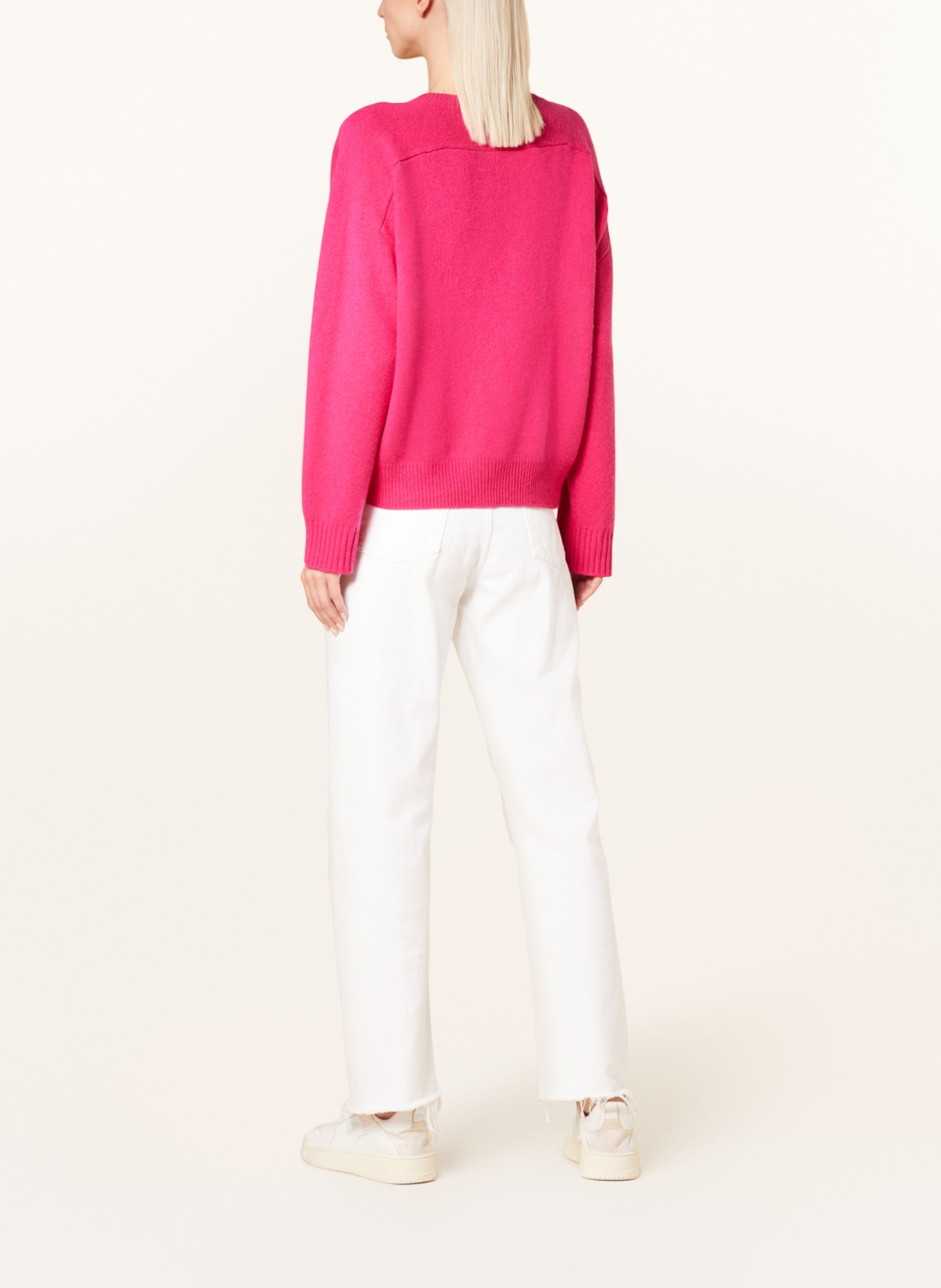 (THE MERCER) N.Y. Cashmere sweater, Color: PINK (Image 3)