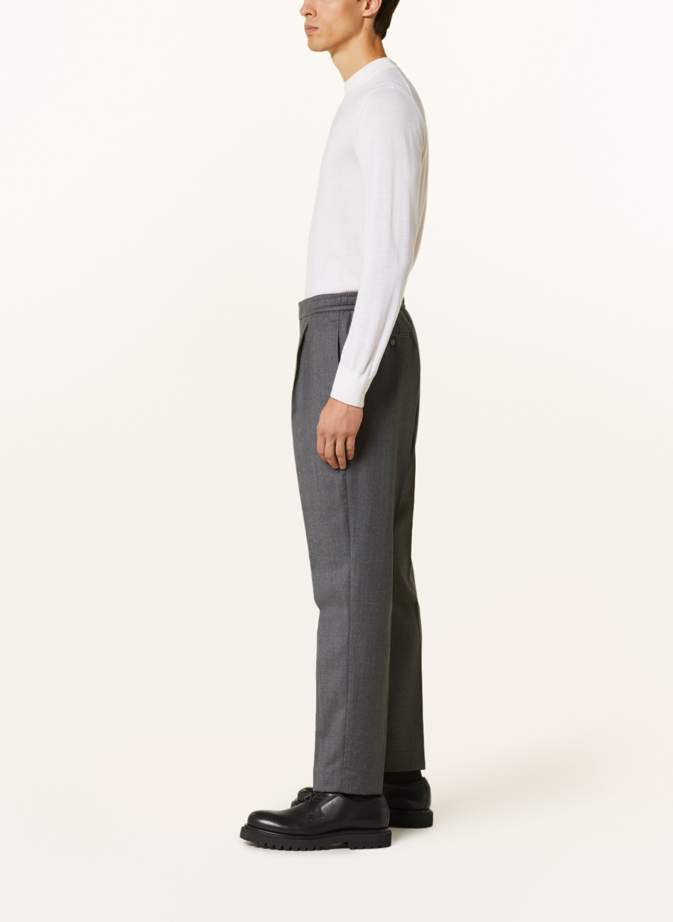 Officine Générale Suit trousers DREW tapered fit, Color: GRAY (Image 5)