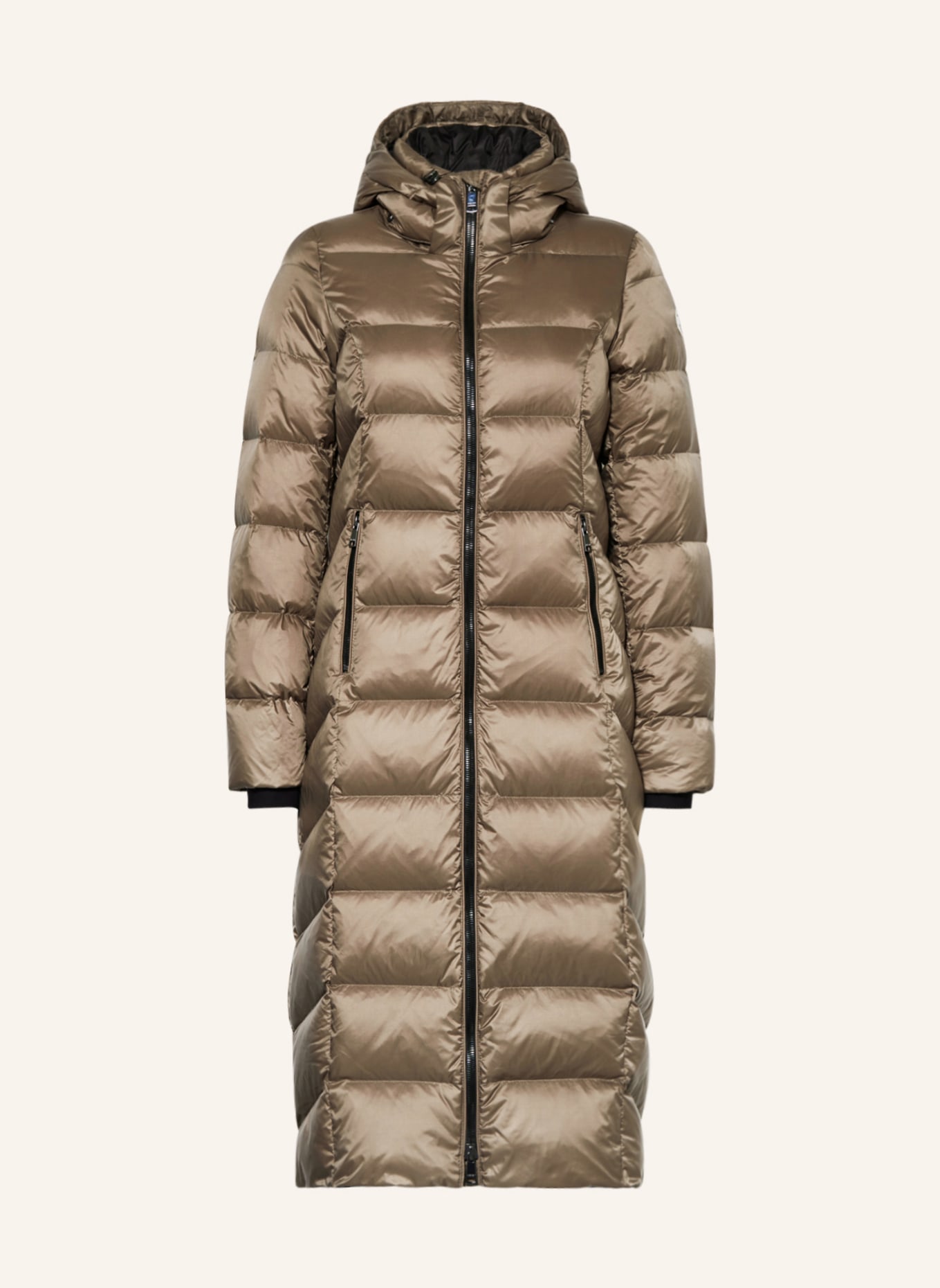 RESET Down jacket NANJING with removable hood, Color: BEIGE (Image 1)