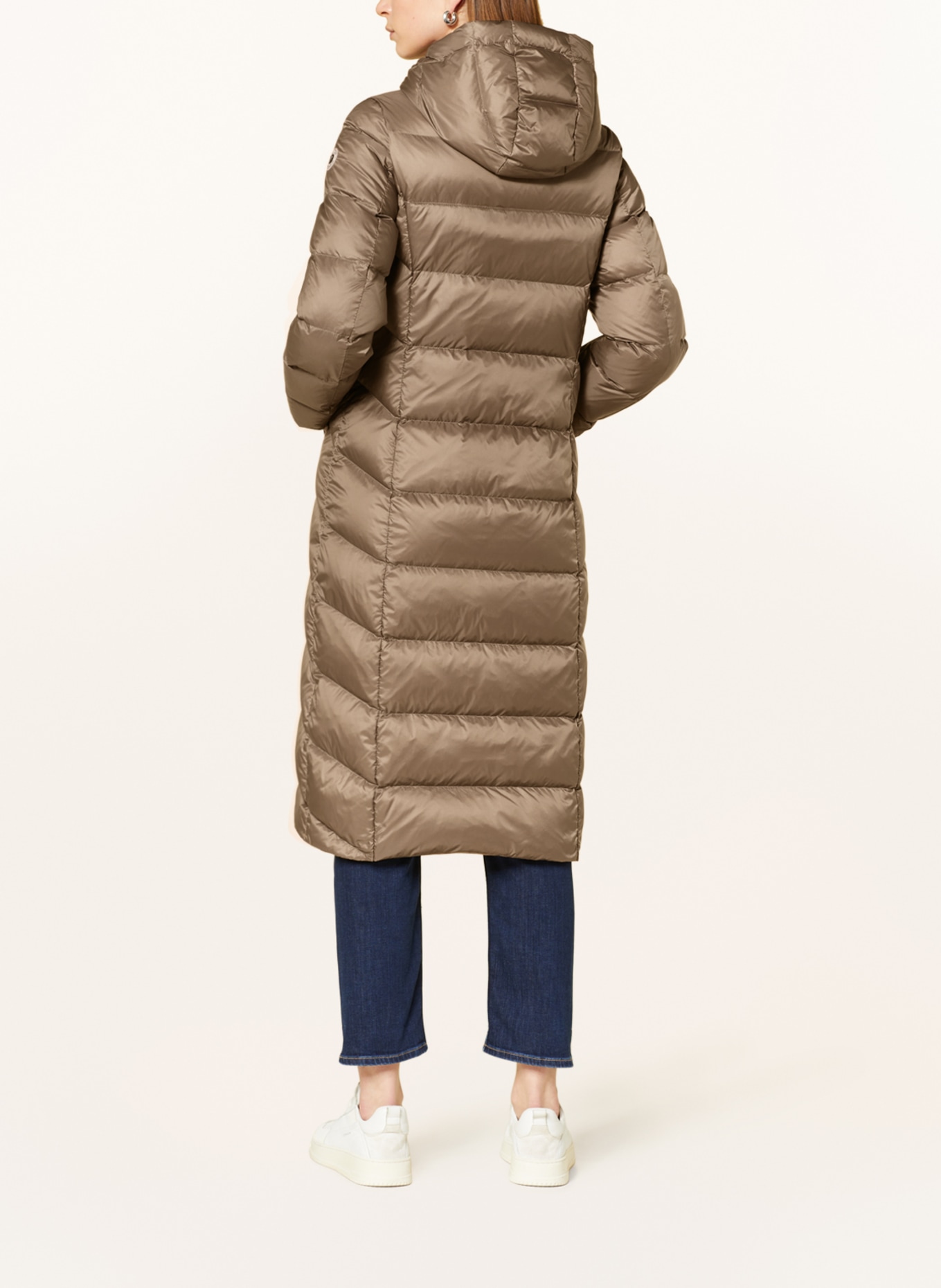 RESET Péřový kabát NANJING s odnímatelnou kapucí, Barva: BÉŽOVÁ (Obrázek 3)