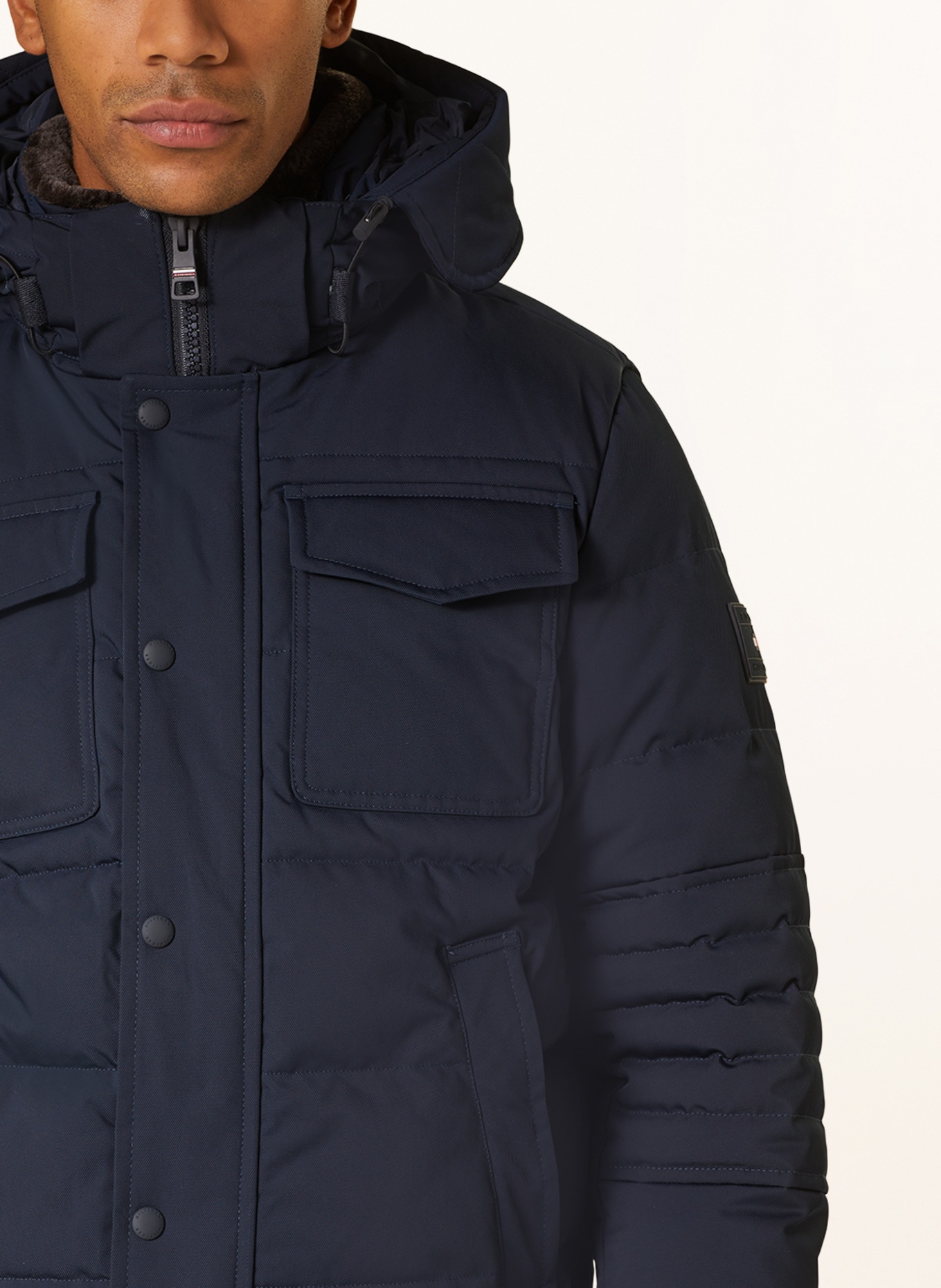Tommy hilfiger quilted best sale jacket