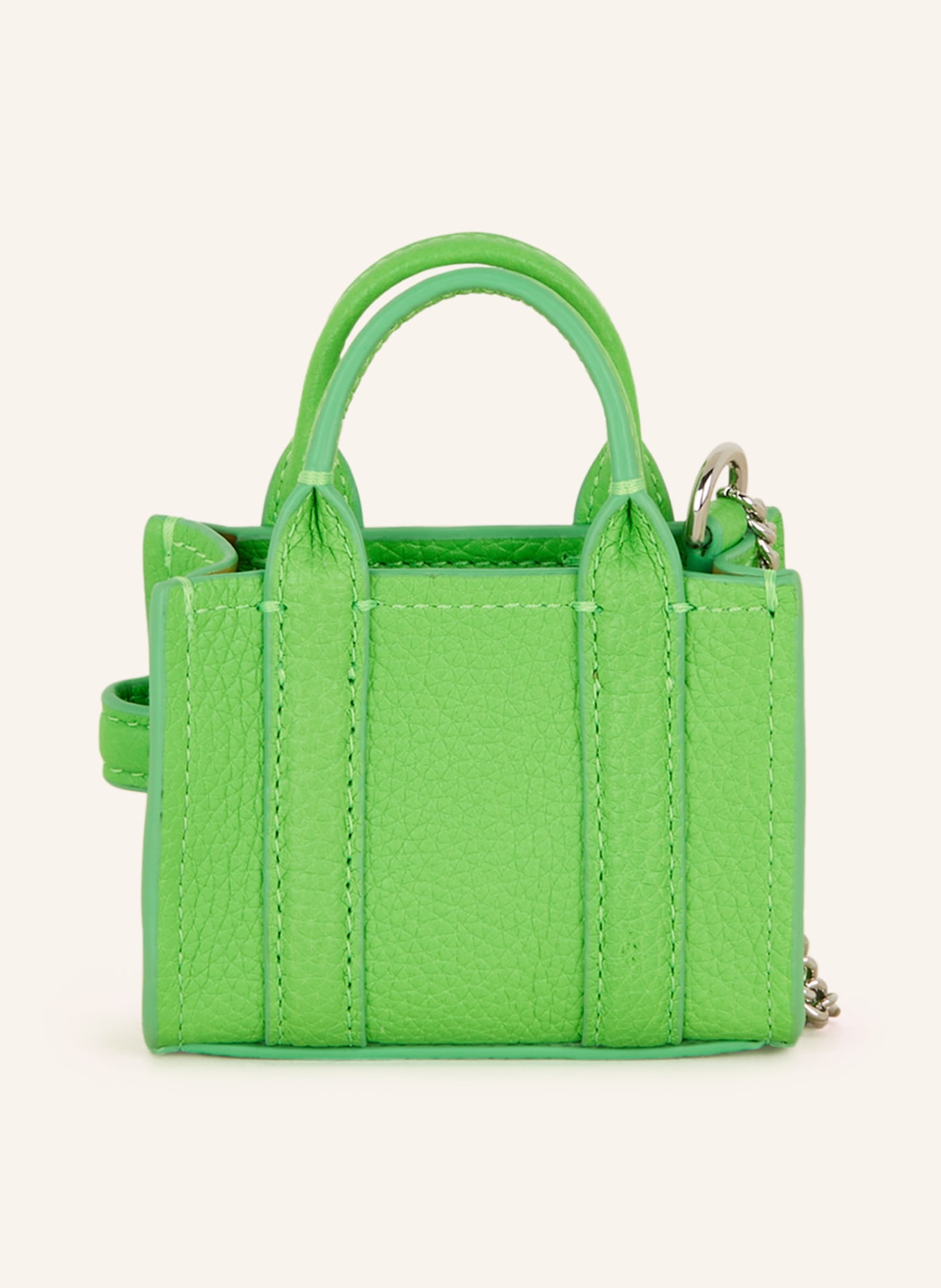 MARC JACOBS Bag charm SHOPPER NANO, Color: NEON GREEN (Image 2)