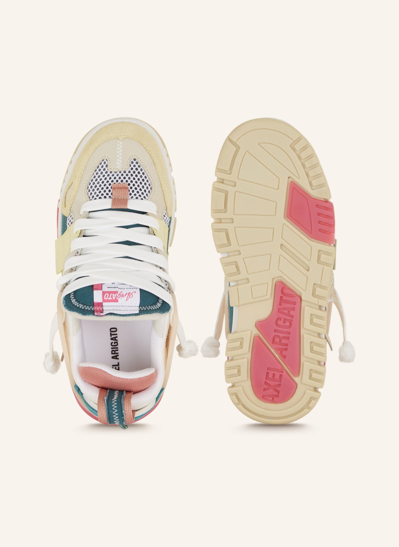 AXEL ARIGATO Sneaker AREA, Farbe: BEIGE/ PINK/ PETROL (Bild 5)