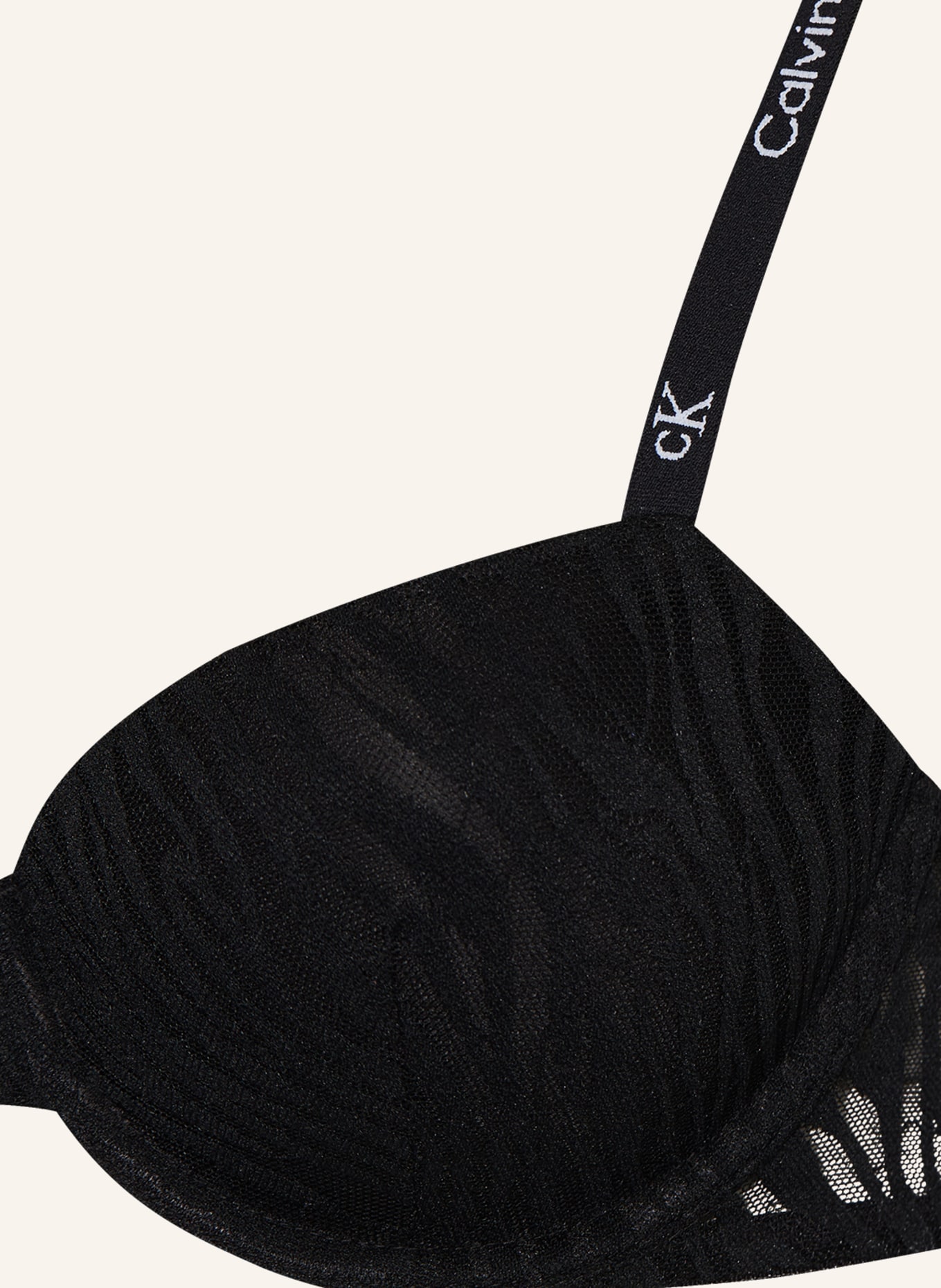Calvin Klein Balconette bra CK96, Color: BLACK (Image 3)