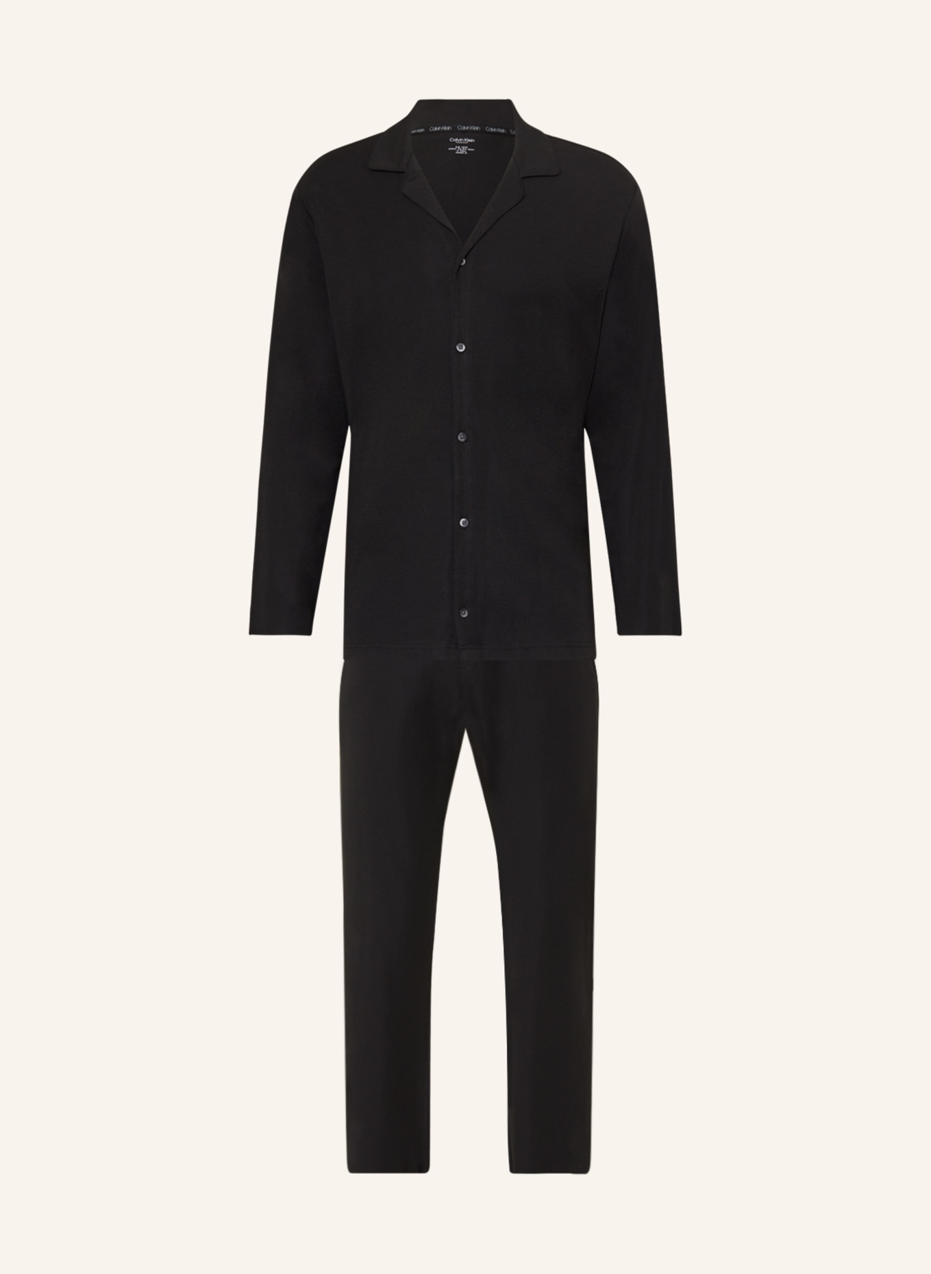 Calvin Klein Schlafanzug CK BLACK, Farbe: SCHWARZ (Bild 1)