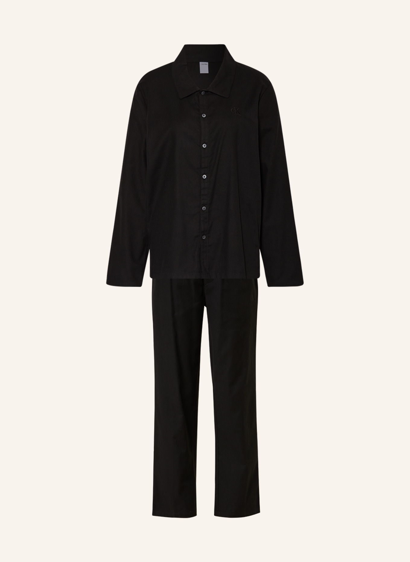 Calvin Klein Flannel pajamas, Color: BLACK (Image 1)