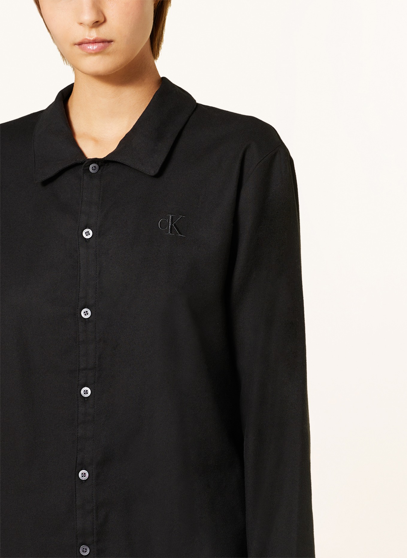 Calvin Klein Flannel pajamas, Color: BLACK (Image 4)