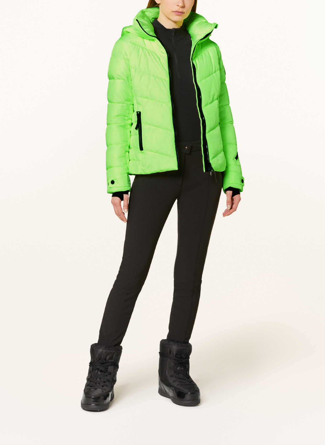 FIRE+ICE Ski jacket SAELLY 2, Color: NEON GREEN (Image 2)