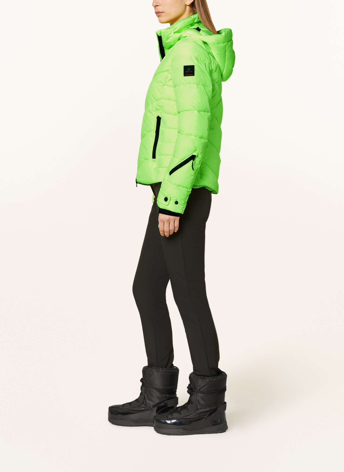 FIRE+ICE Ski jacket SAELLY 2, Color: NEON GREEN (Image 4)