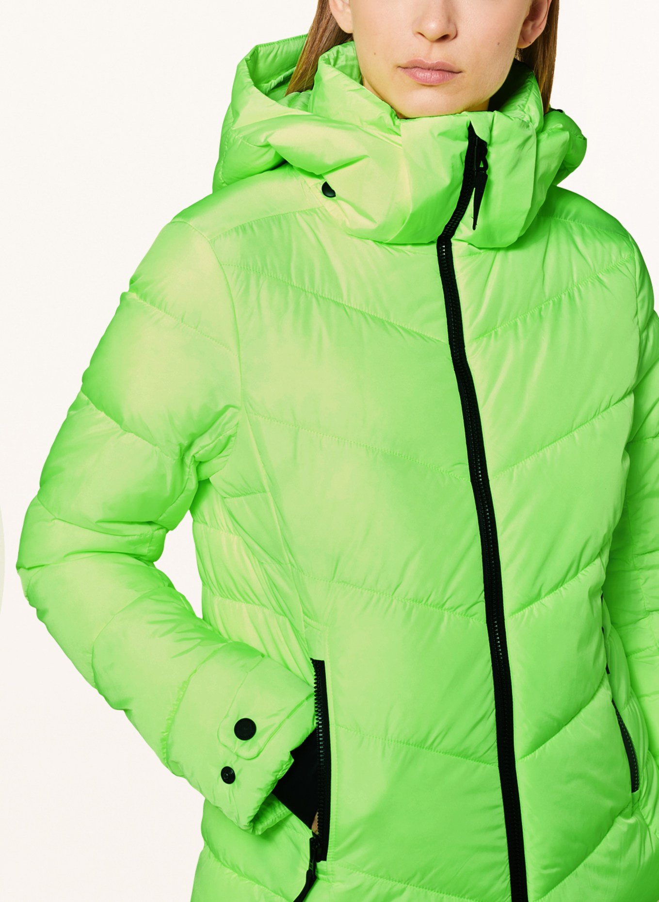 FIRE+ICE Ski jacket SAELLY 2, Color: NEON GREEN (Image 5)