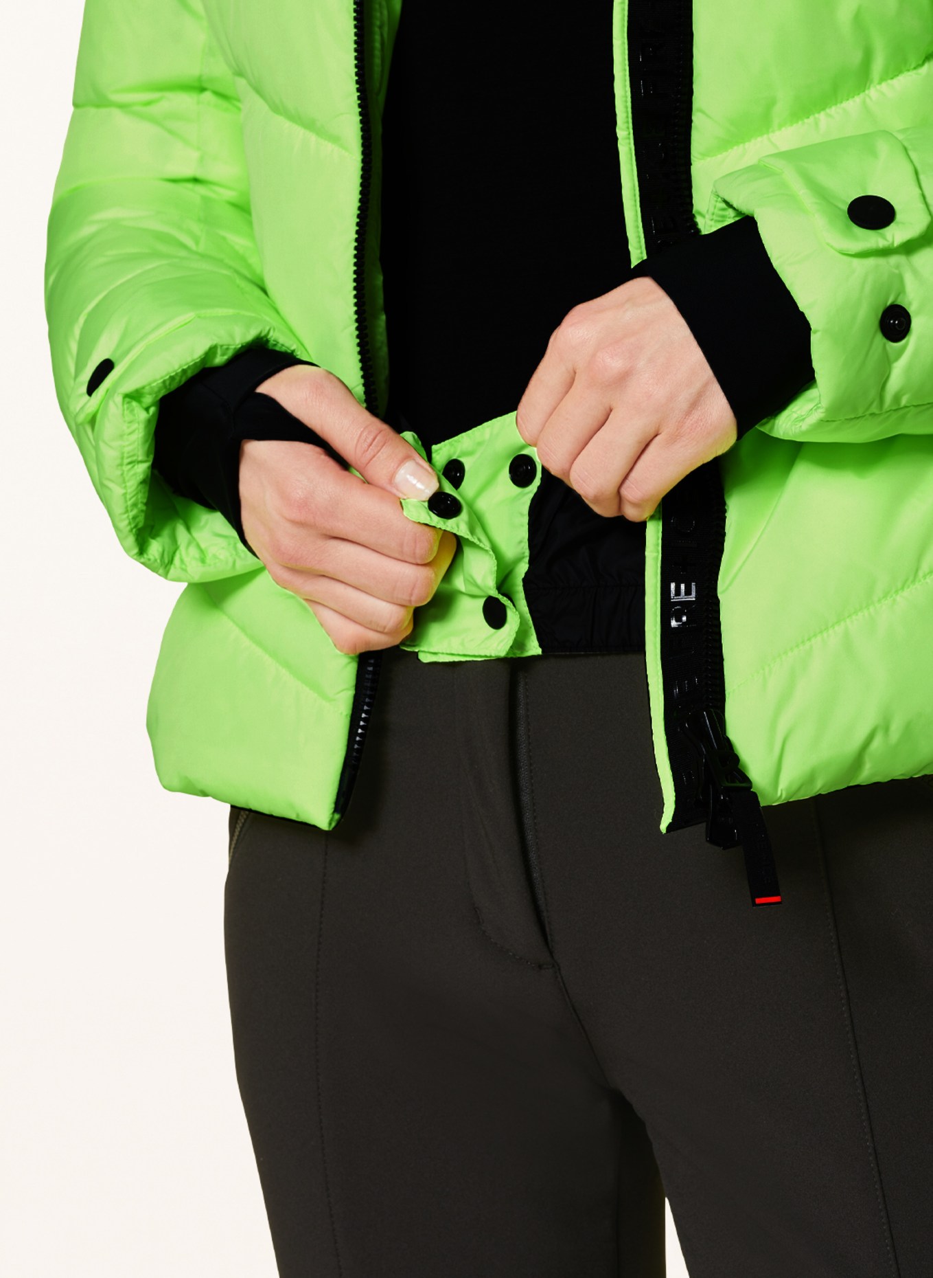 FIRE+ICE Ski jacket SAELLY 2, Color: NEON GREEN (Image 7)