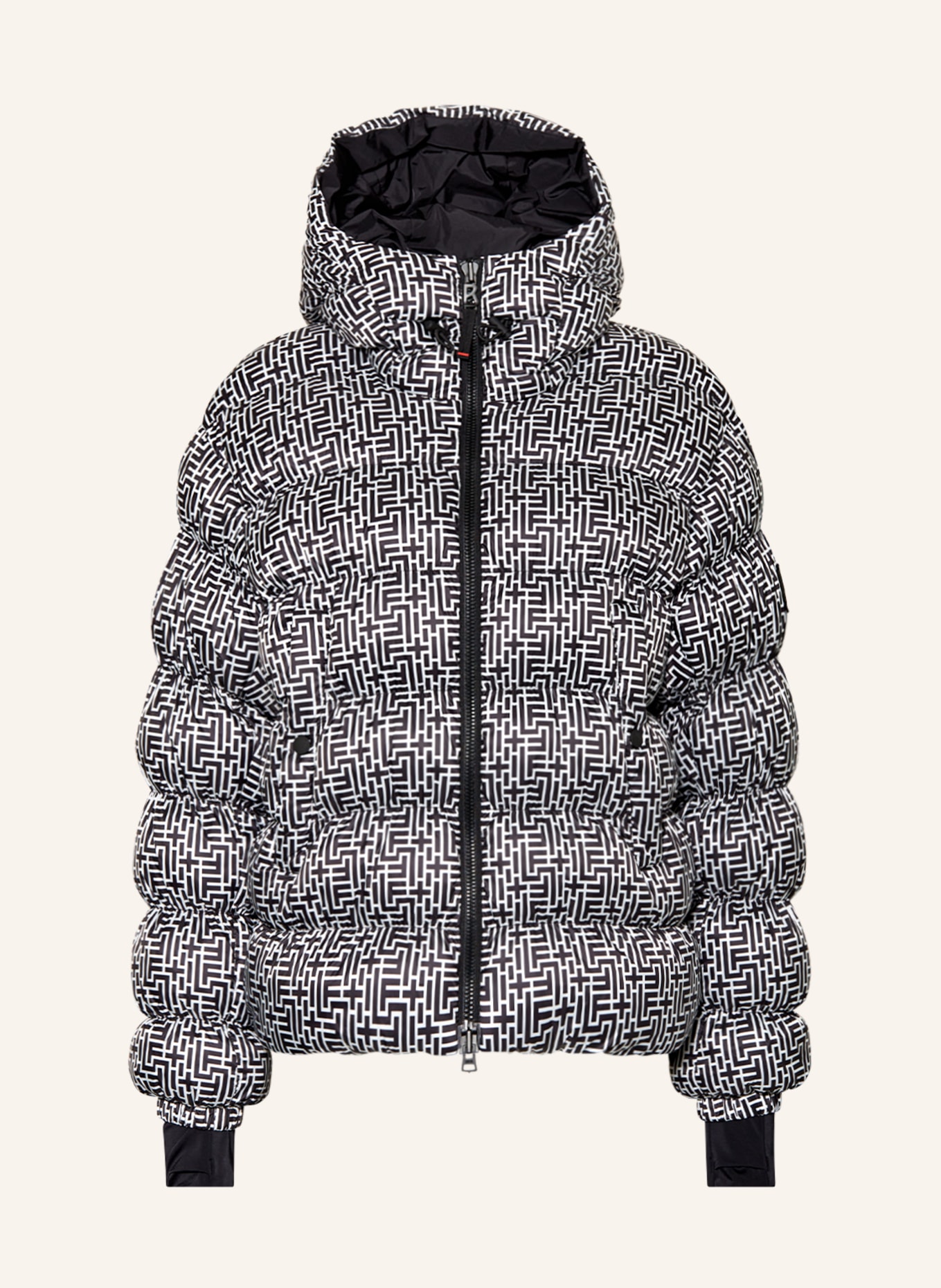 FIRE+ICE Quilted jacket ROSETTA, Color: BLACK/ WHITE (Image 1)