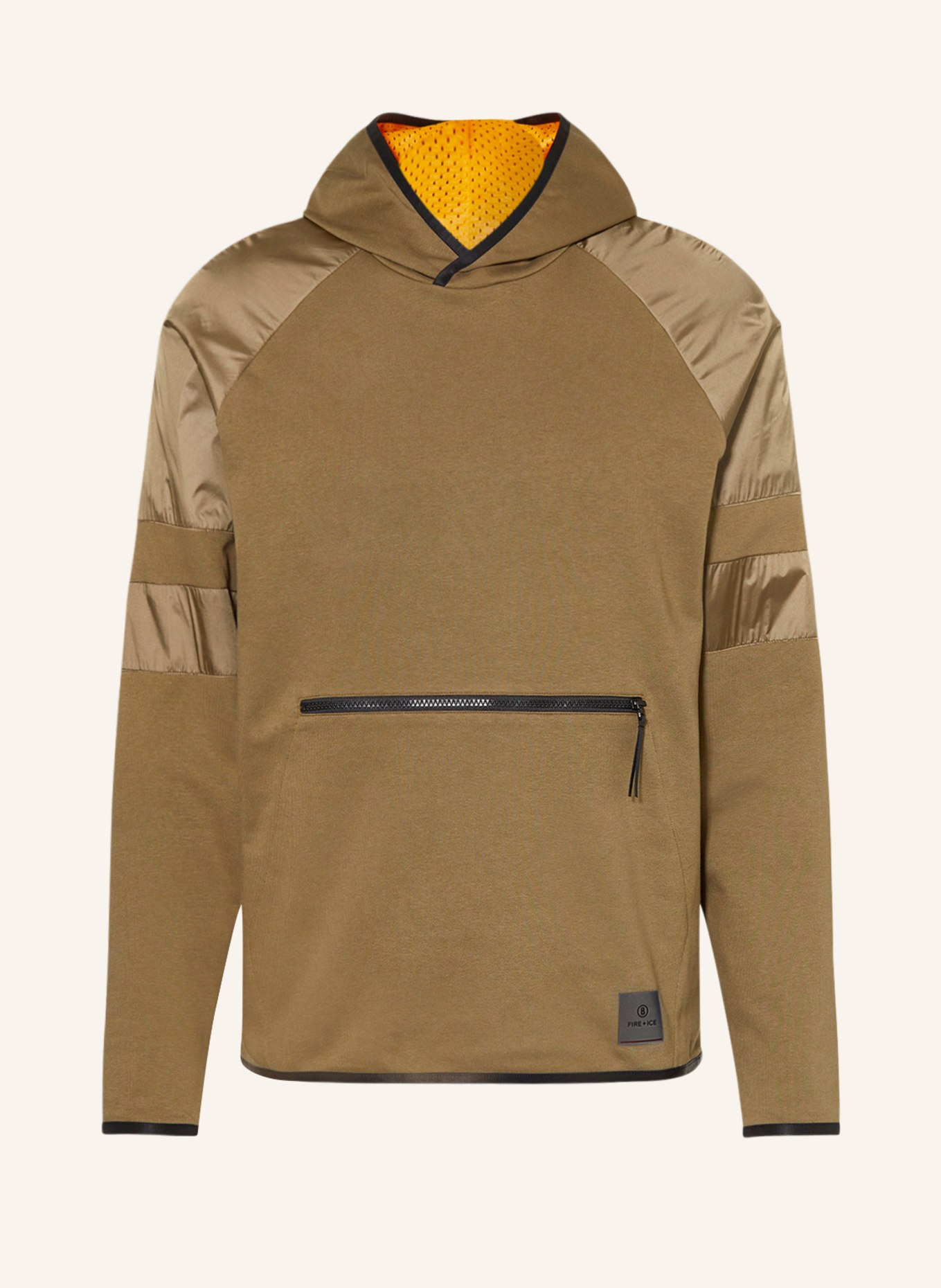 FIRE+ICE Hoodie LATIF, Color: OLIVE (Image 1)