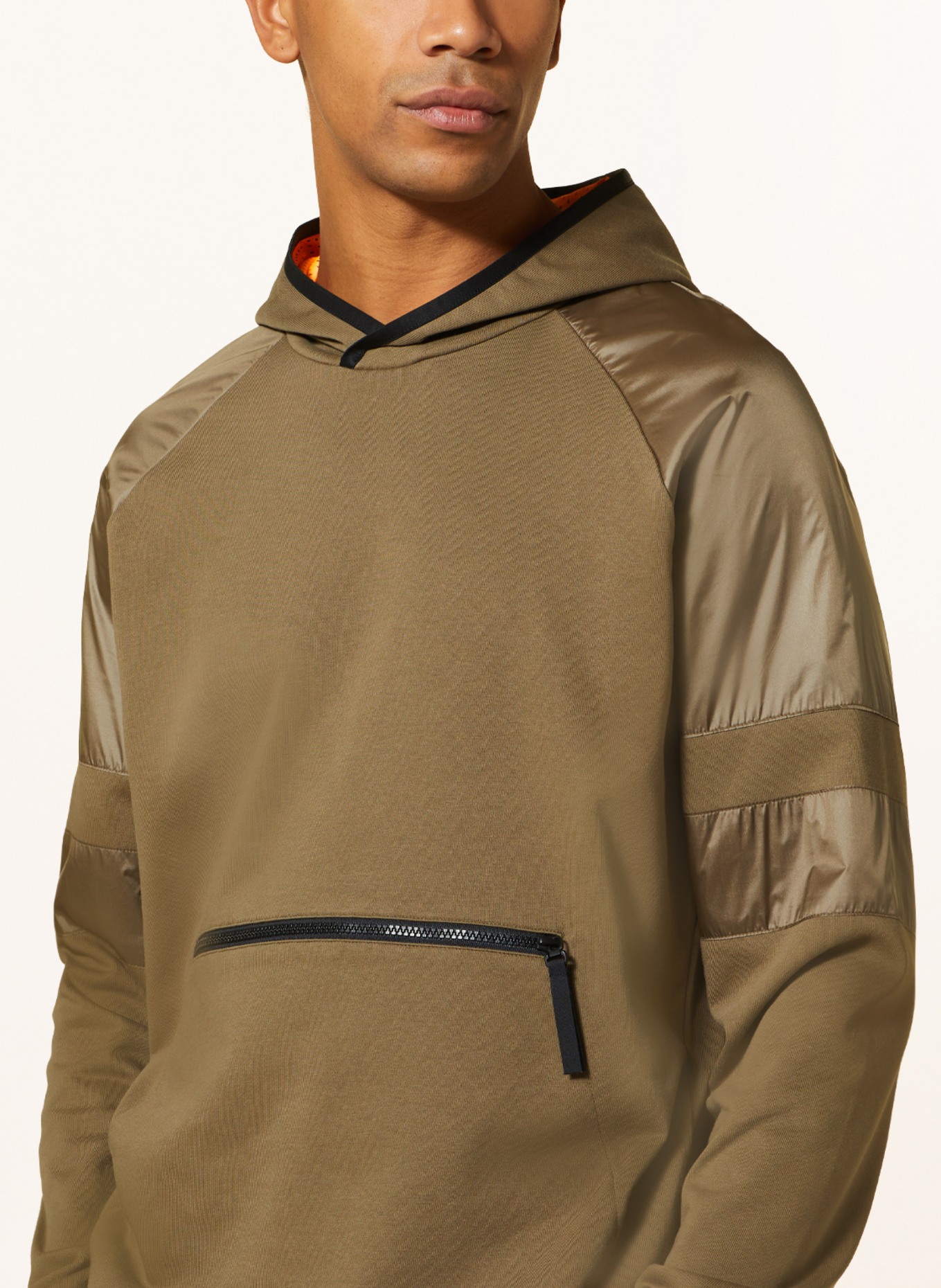 FIRE+ICE Hoodie LATIF, Color: OLIVE (Image 5)