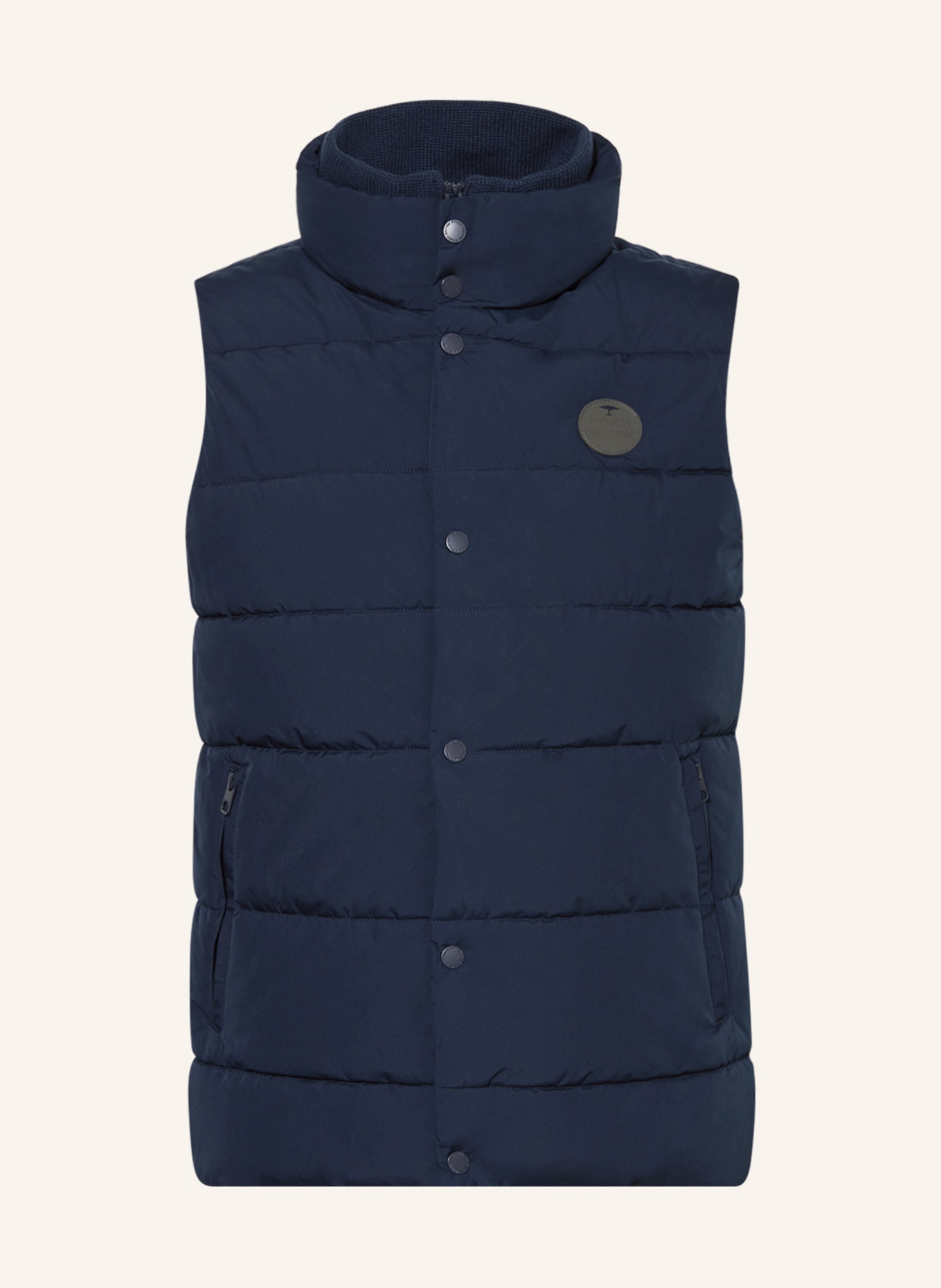 FYNCH-HATTON Quilted vest with SORONA®AURA insulation, Color: DARK BLUE (Image 1)