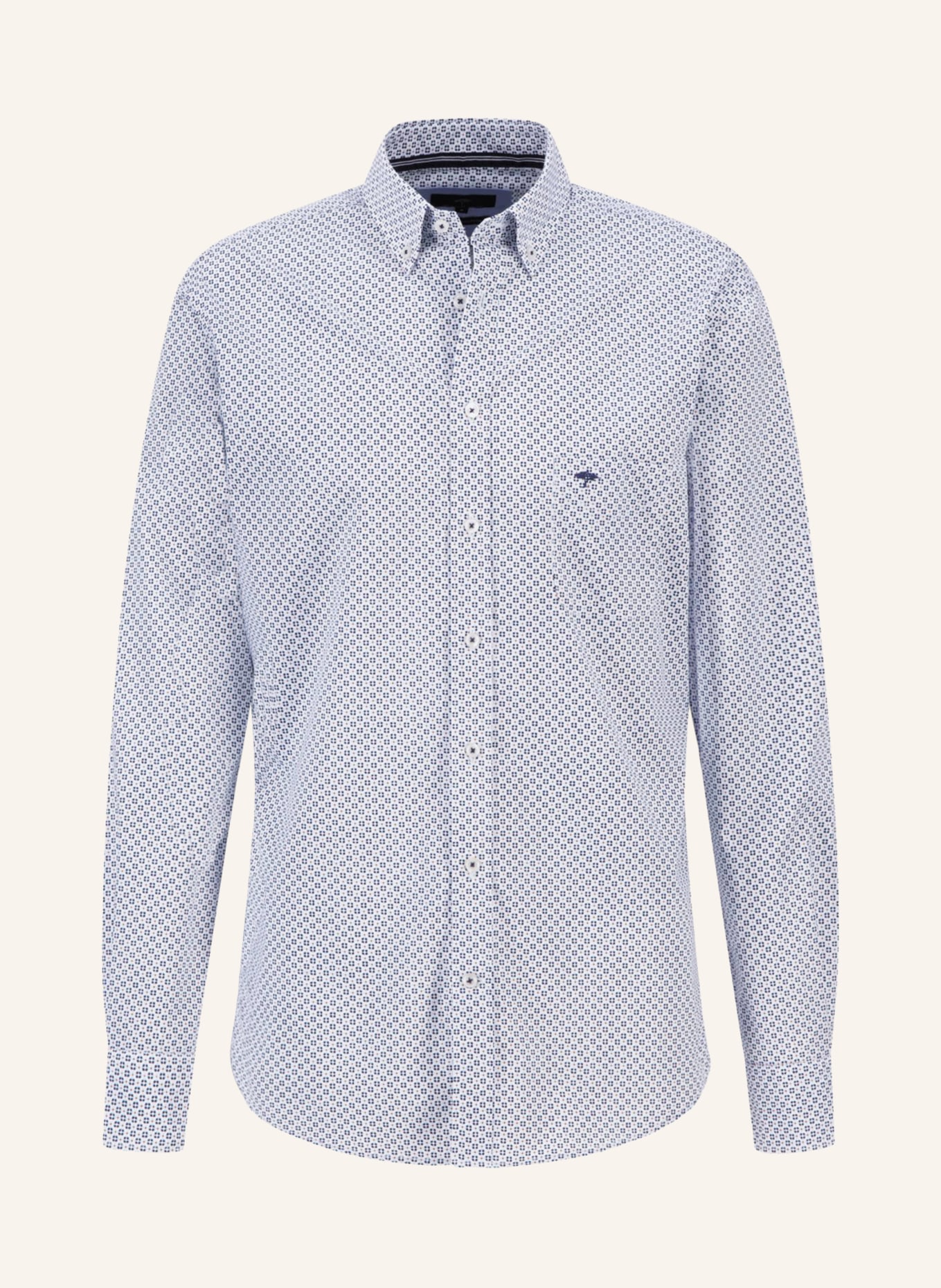FYNCH-HATTON Hemd Slim Fit, Farbe: DUNKELBLAU/ HELLBLAU/ WEISS (Bild 1)