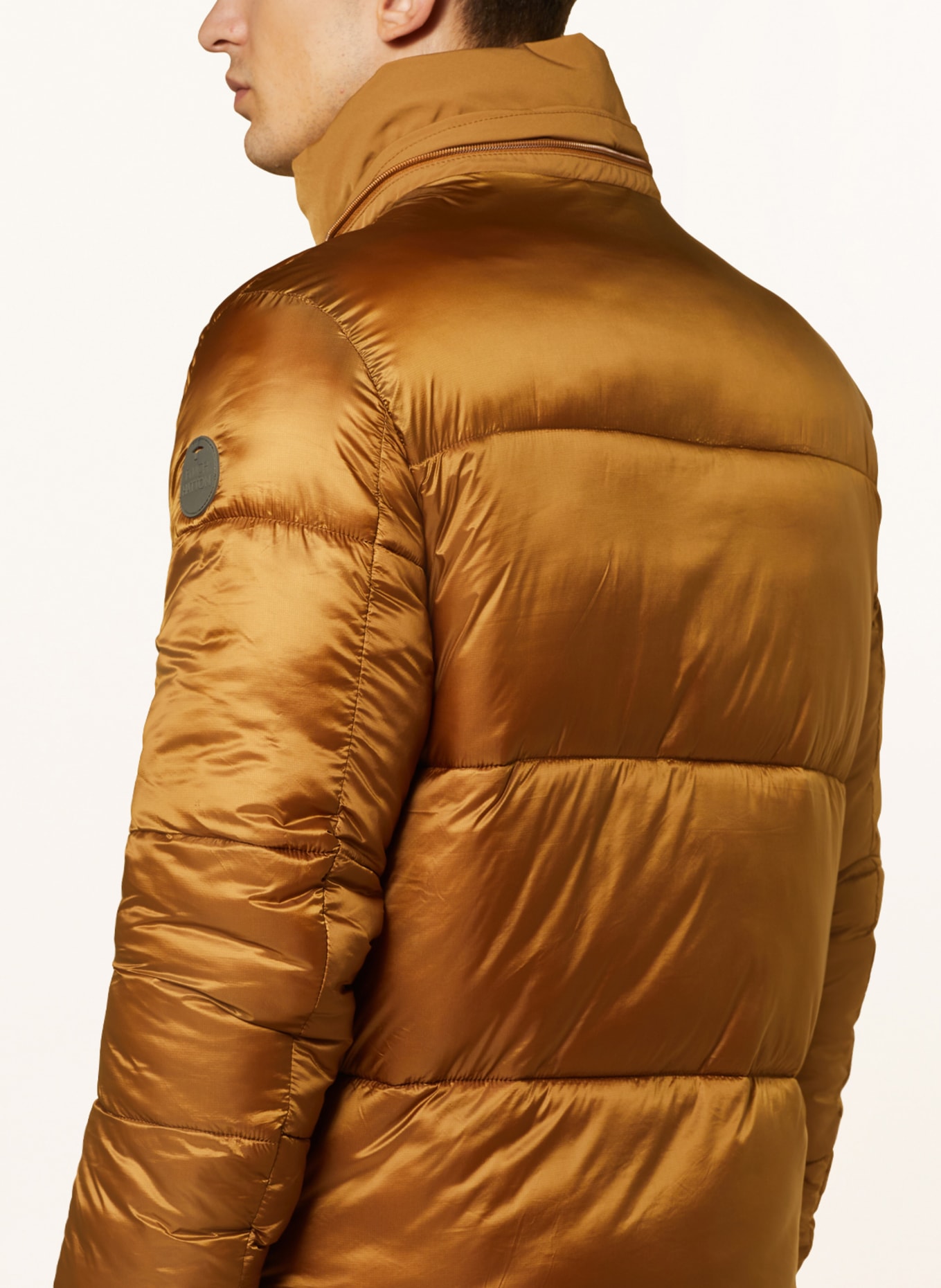 FYNCH-HATTON Quilted jacket with DUPONT™ SORONA® insulation, Color: LIGHT BROWN (Image 6)