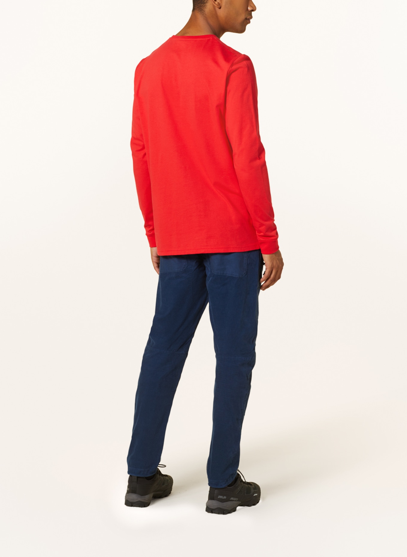 maloja Long sleeve shirt BERGIM., Color: RED (Image 3)