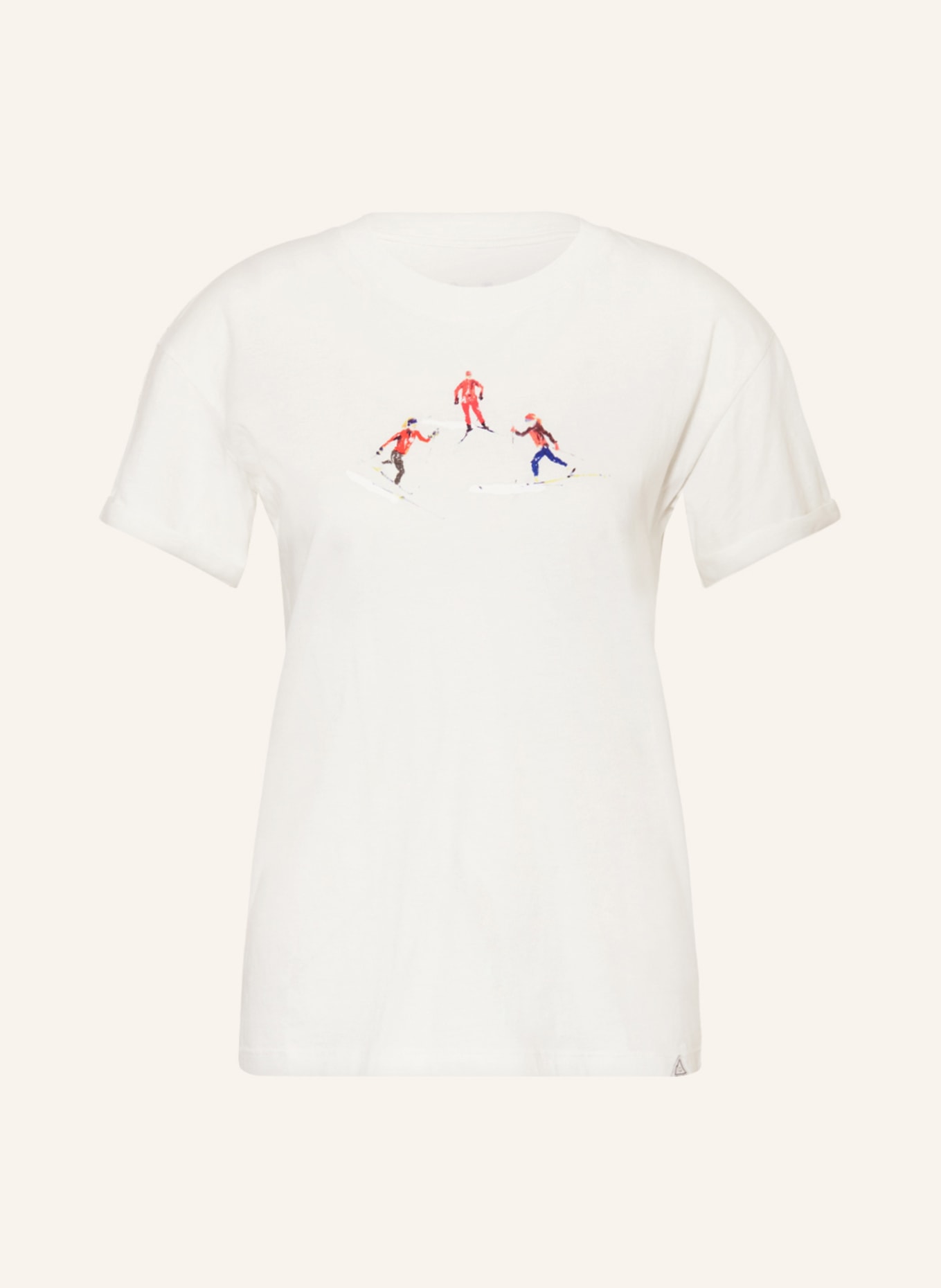 maloja T-Shirt SCHLARIGNA, Farbe: ECRU/ ROT/ BLAU (Bild 1)