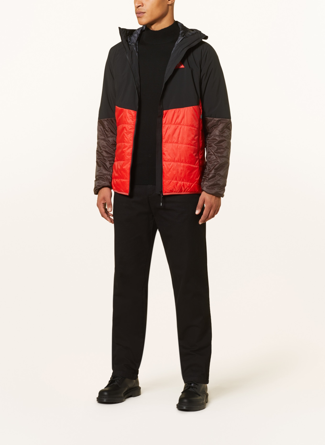 maloja Quilted jacket PIKUJM., Color: RED/ BLACK (Image 2)