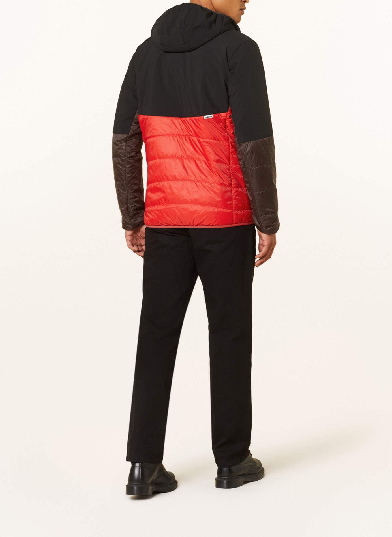maloja Quilted jacket PIKUJM., Color: RED/ BLACK (Image 3)