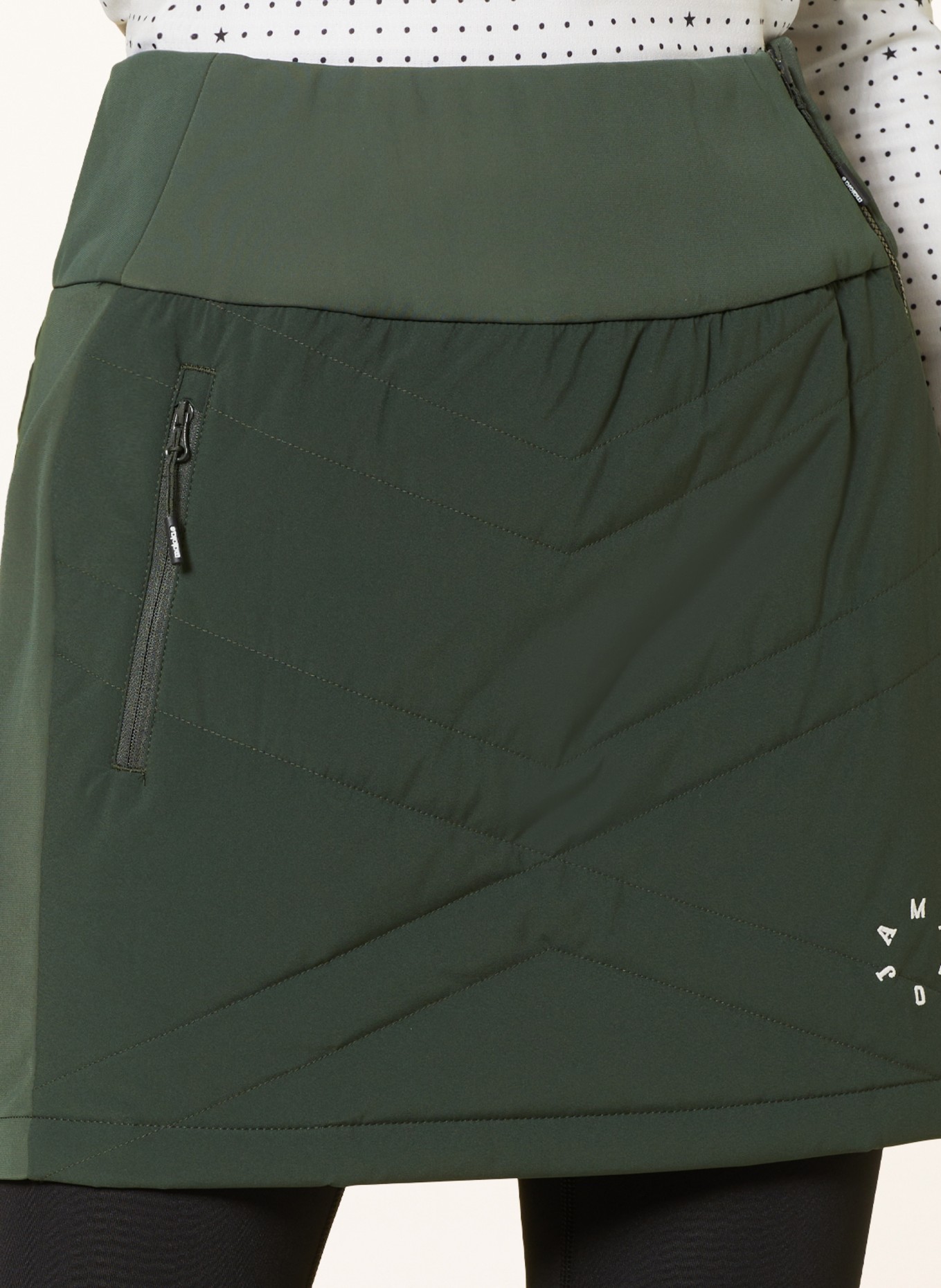 maloja Quilted skirt HOCHFEILER M., Color: GREEN (Image 4)
