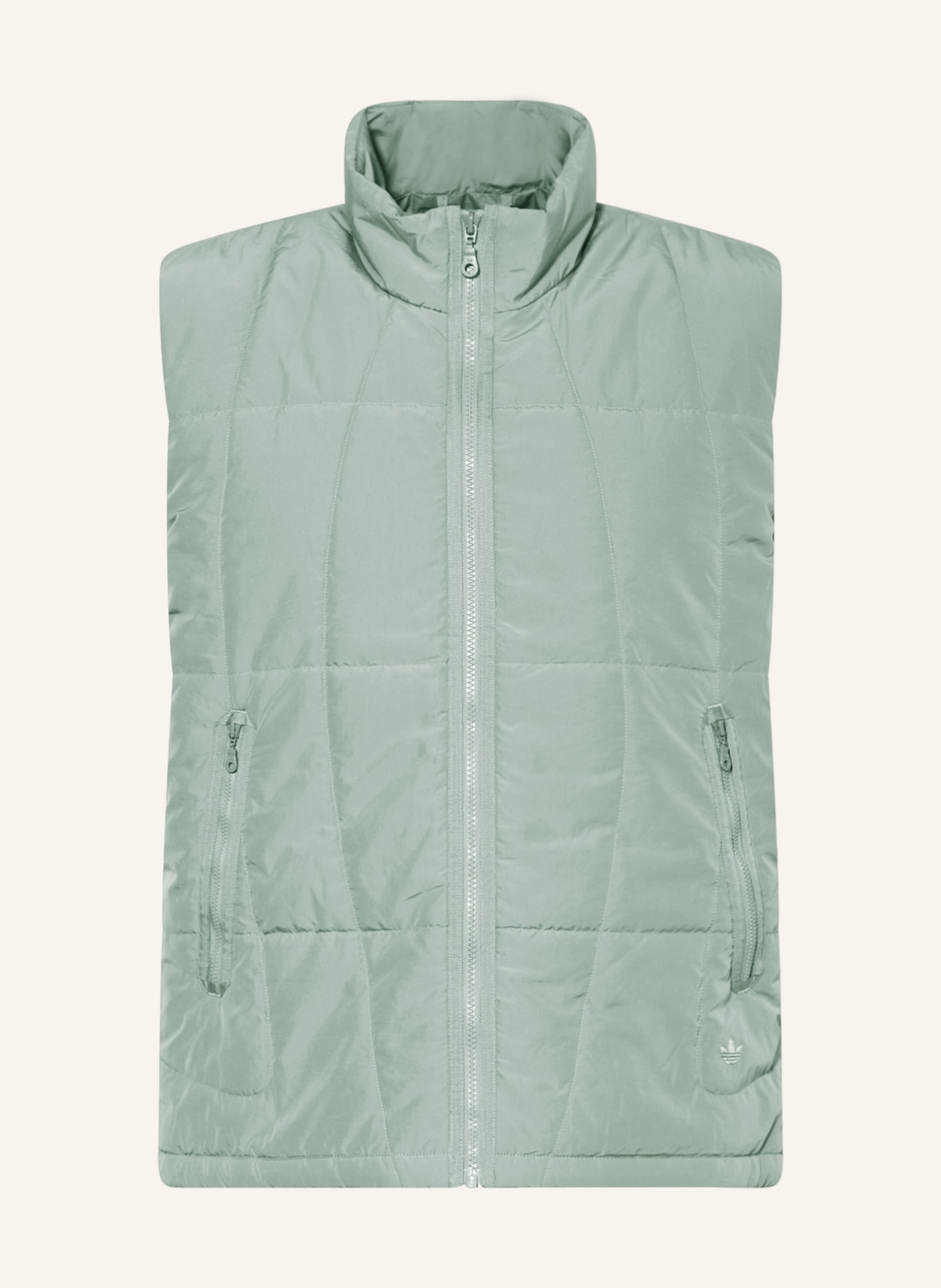 adidas Originals Quilted vest ADV, Color: LIGHT GREEN (Image 1)