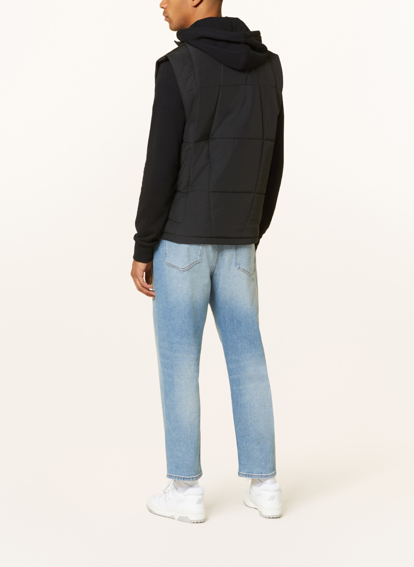 adidas Originals Quilted vest ADVENTURE, Color: BLACK (Image 3)