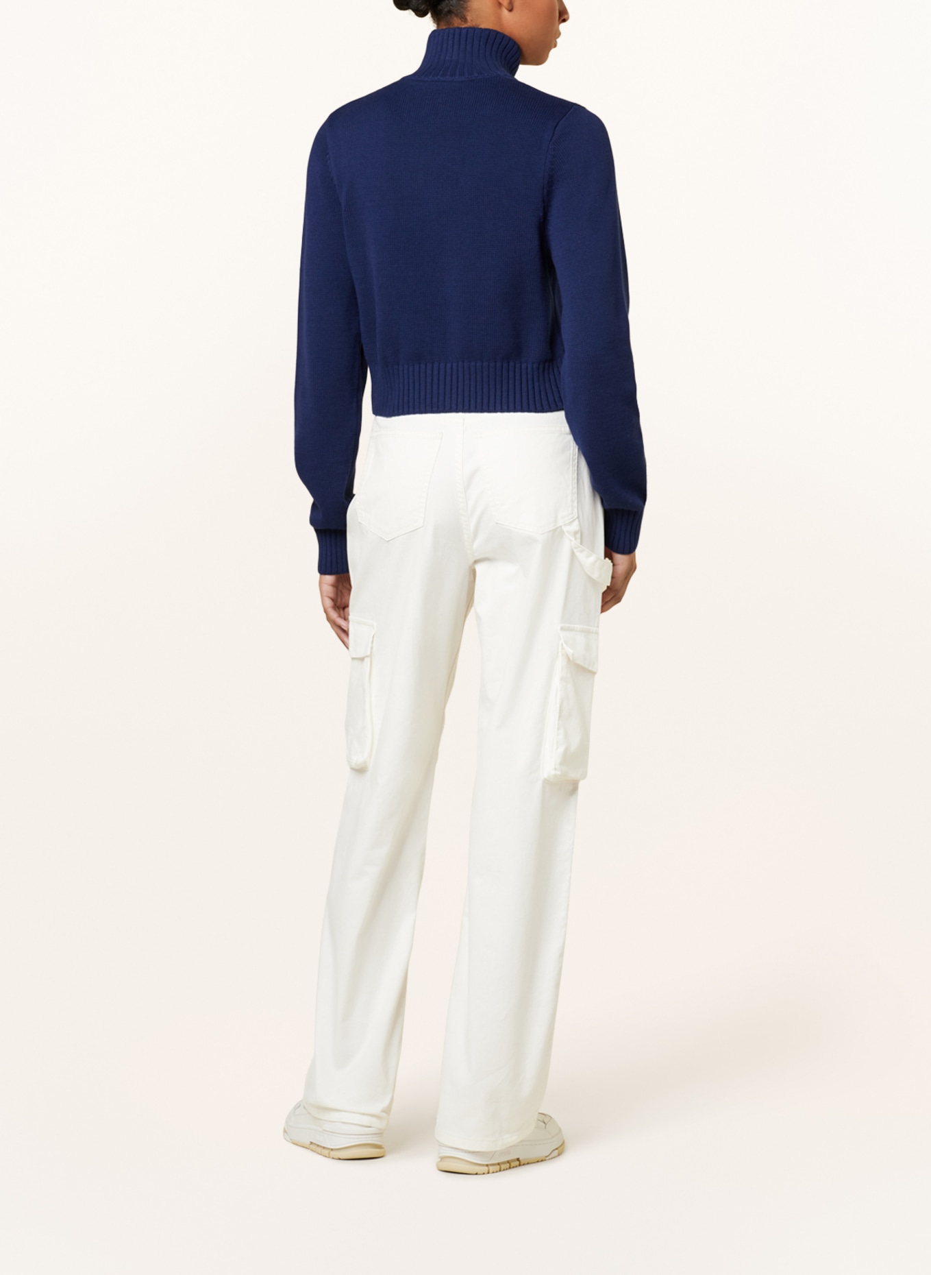 adidas Originals Half-zip sweater, Color: DARK BLUE (Image 3)