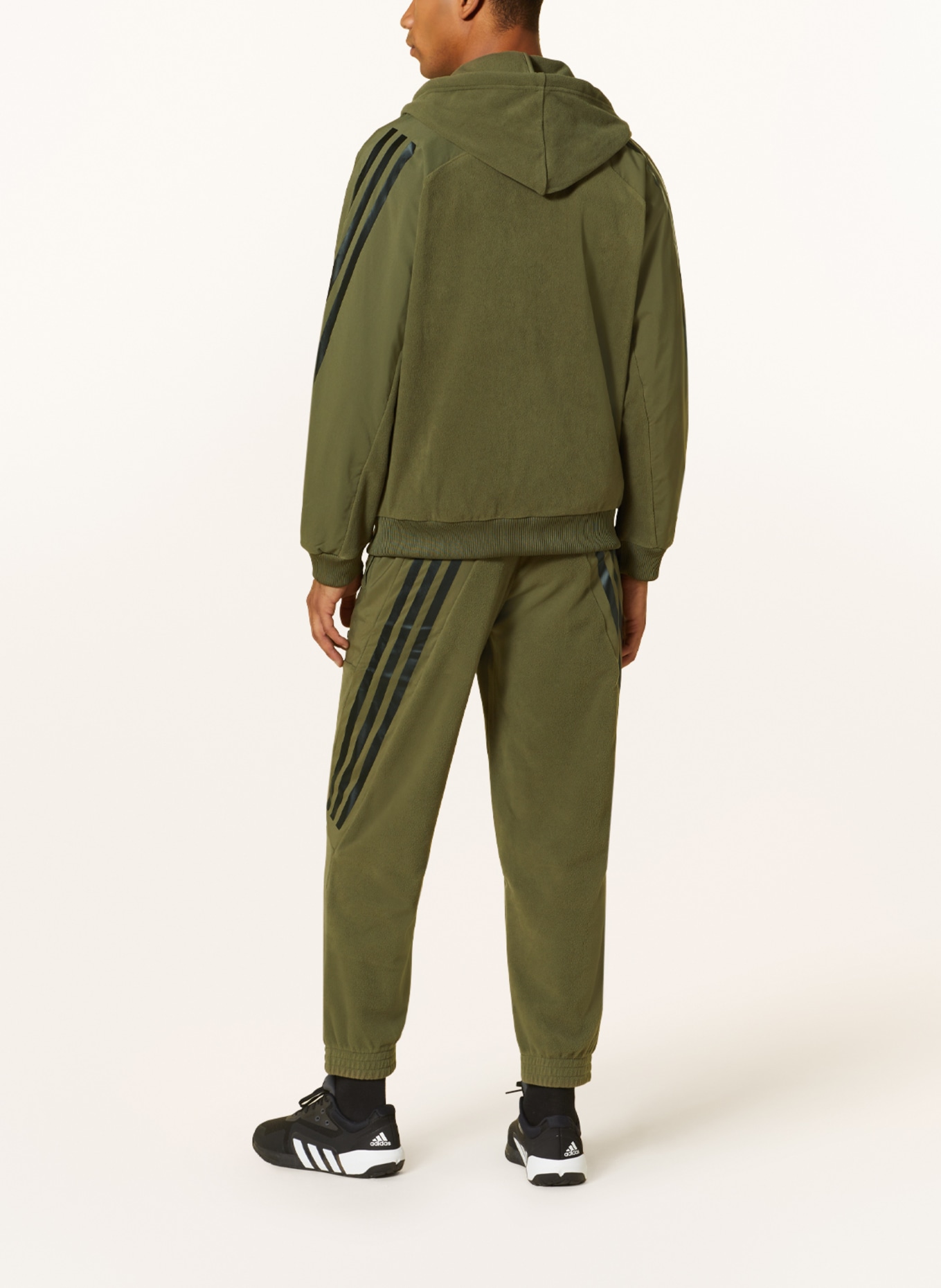adidas Fleece jacket FUTURE ICONS, Color: OLIVE (Image 3)