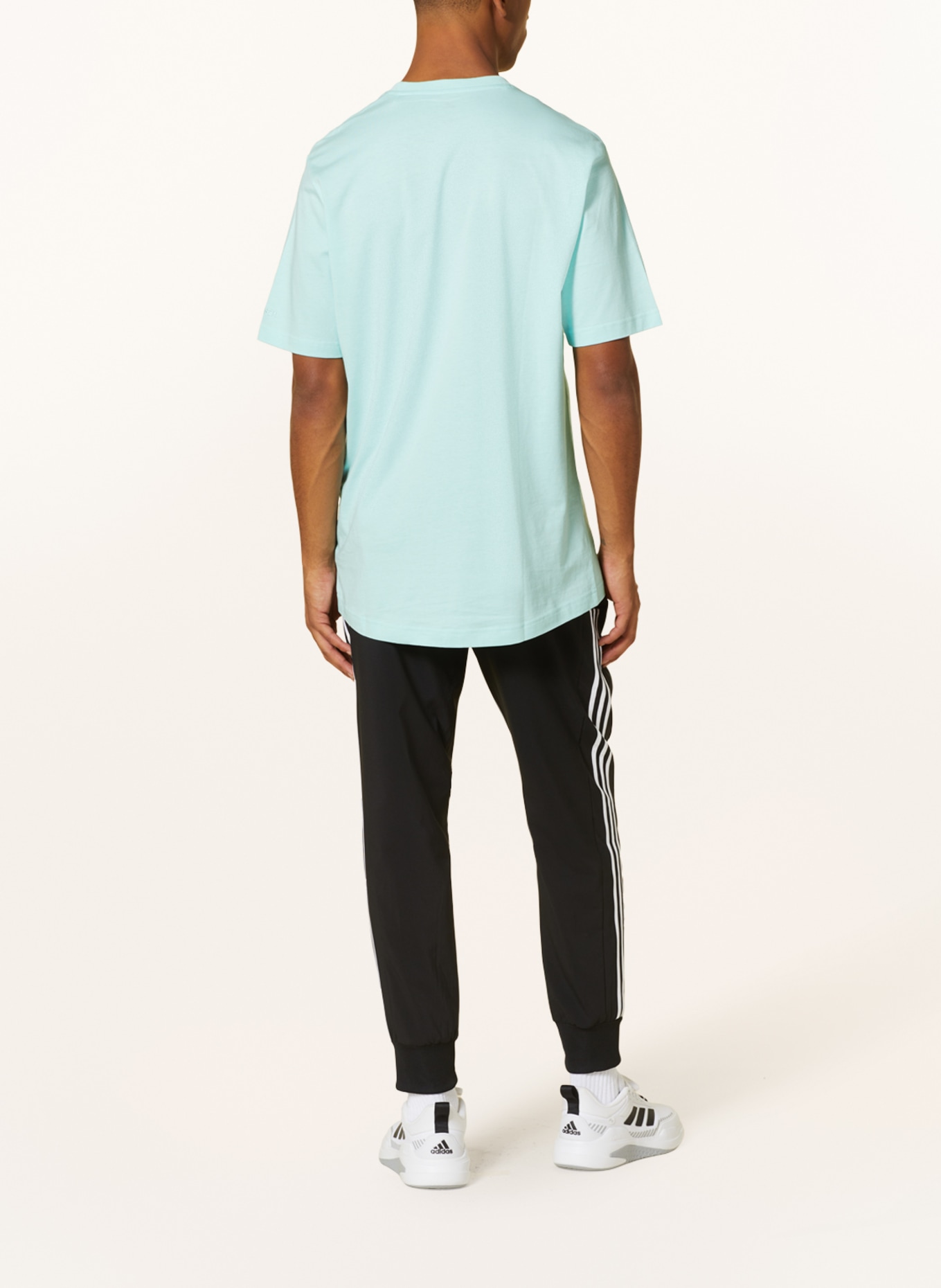 adidas T-shirt ALL SZN, Color: LIGHT BLUE (Image 3)