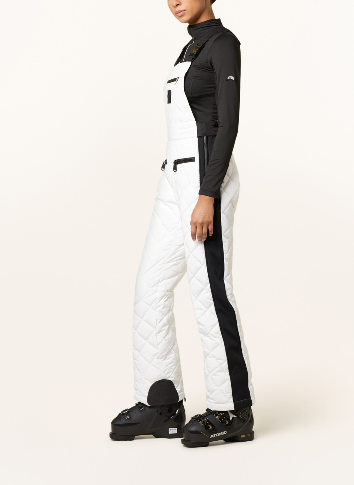 GOLDBERGH Ski pants AGNES, Color: WHITE/ BLACK (Image 4)