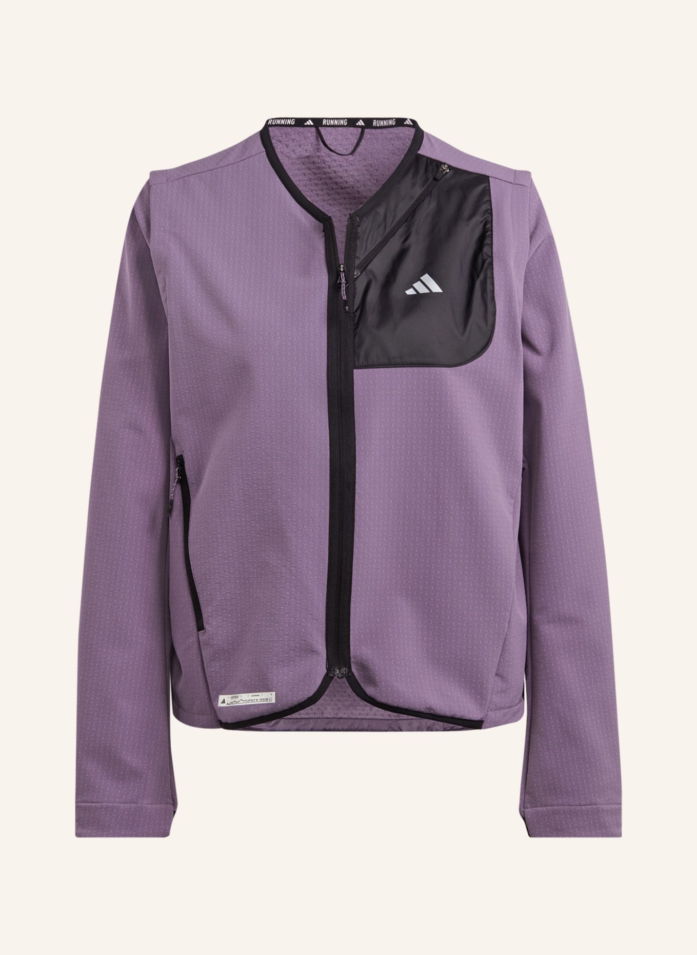 adidas Laufjacke ULTIMATE RUNNING CONQUER THE ELEMENTS COLD.RDY, Farbe: HELLLILA (Bild 1)