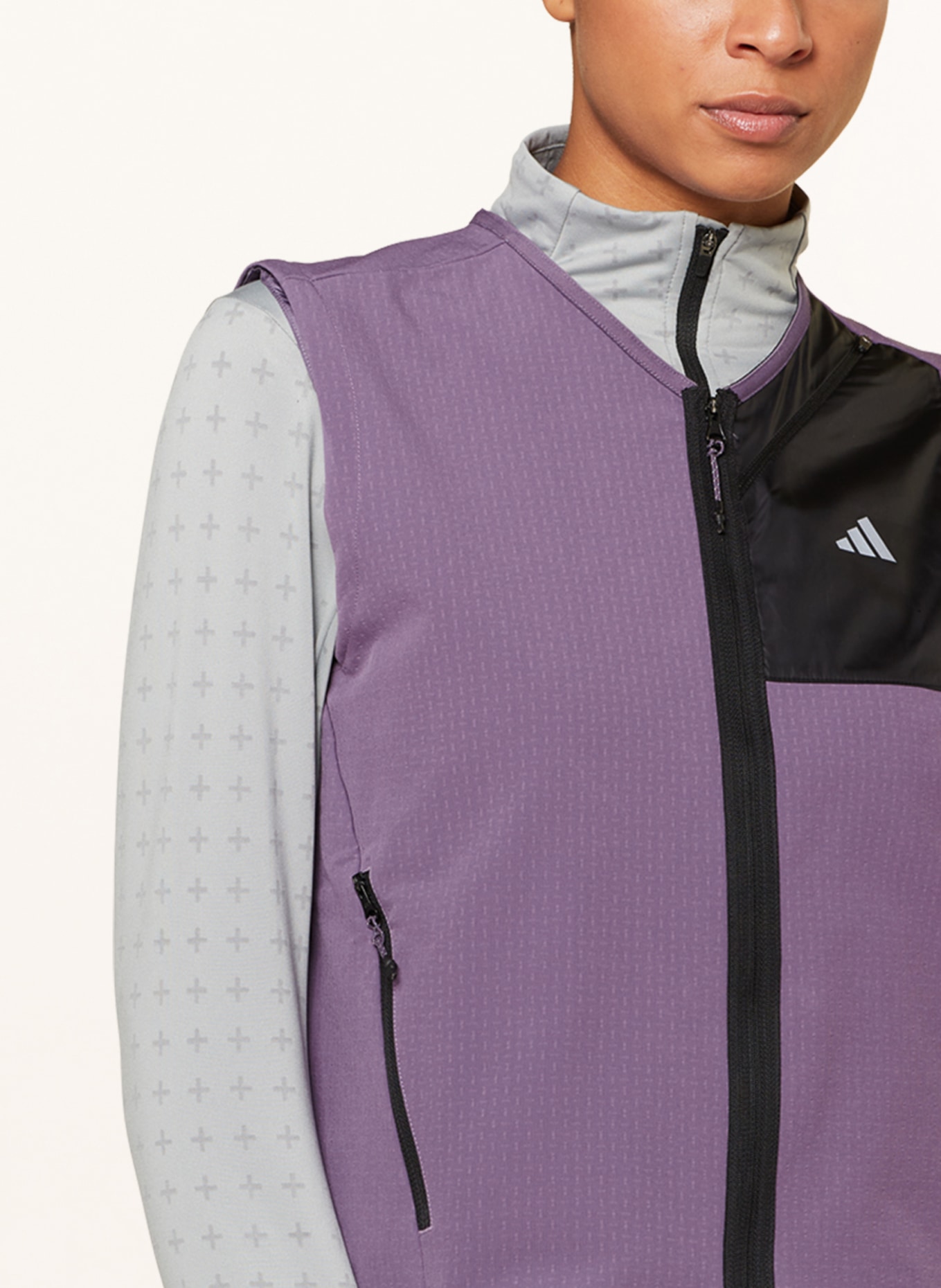 adidas Running jacket ULTIMATE RUNNING CONQUER THE ELEMENTS COLD.RDY, Color: LIGHT PURPLE (Image 5)