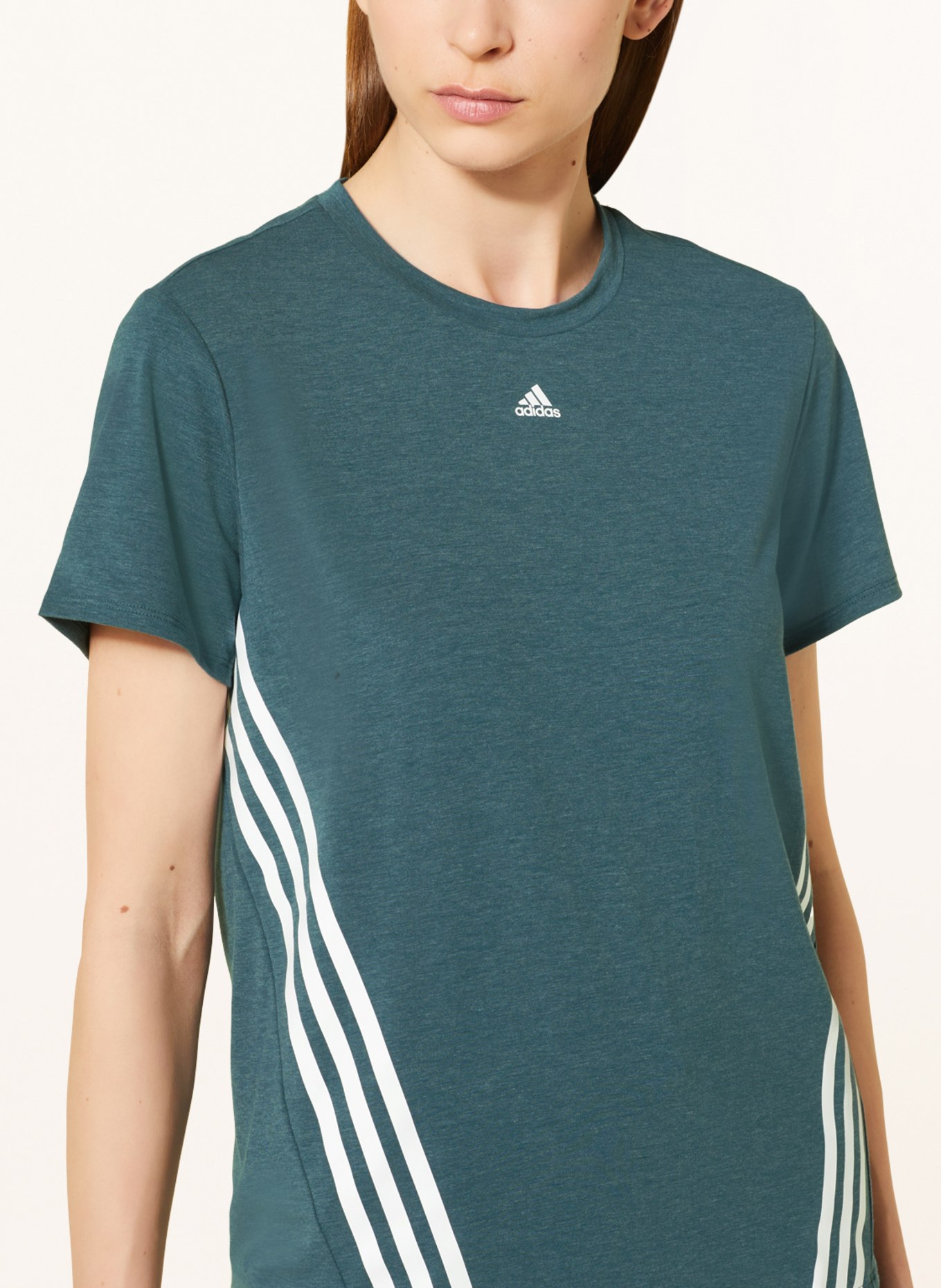 adidas T-Shirt TRAIN ICONS, Farbe: PETROL (Bild 4)
