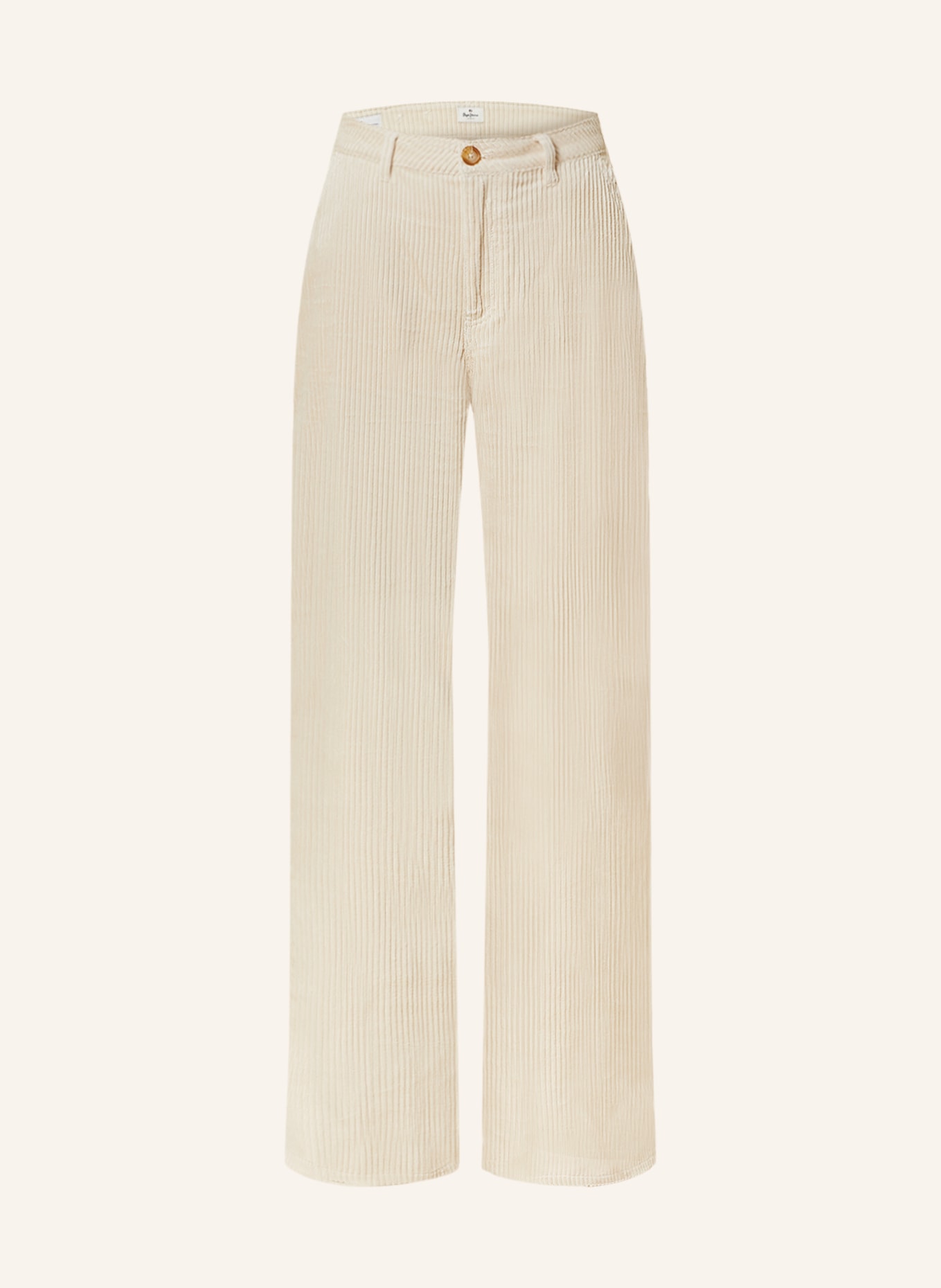 Pepe Jeans Spodnie sztruksowe CECILIA, Kolor: ECRU (Obrazek 1)