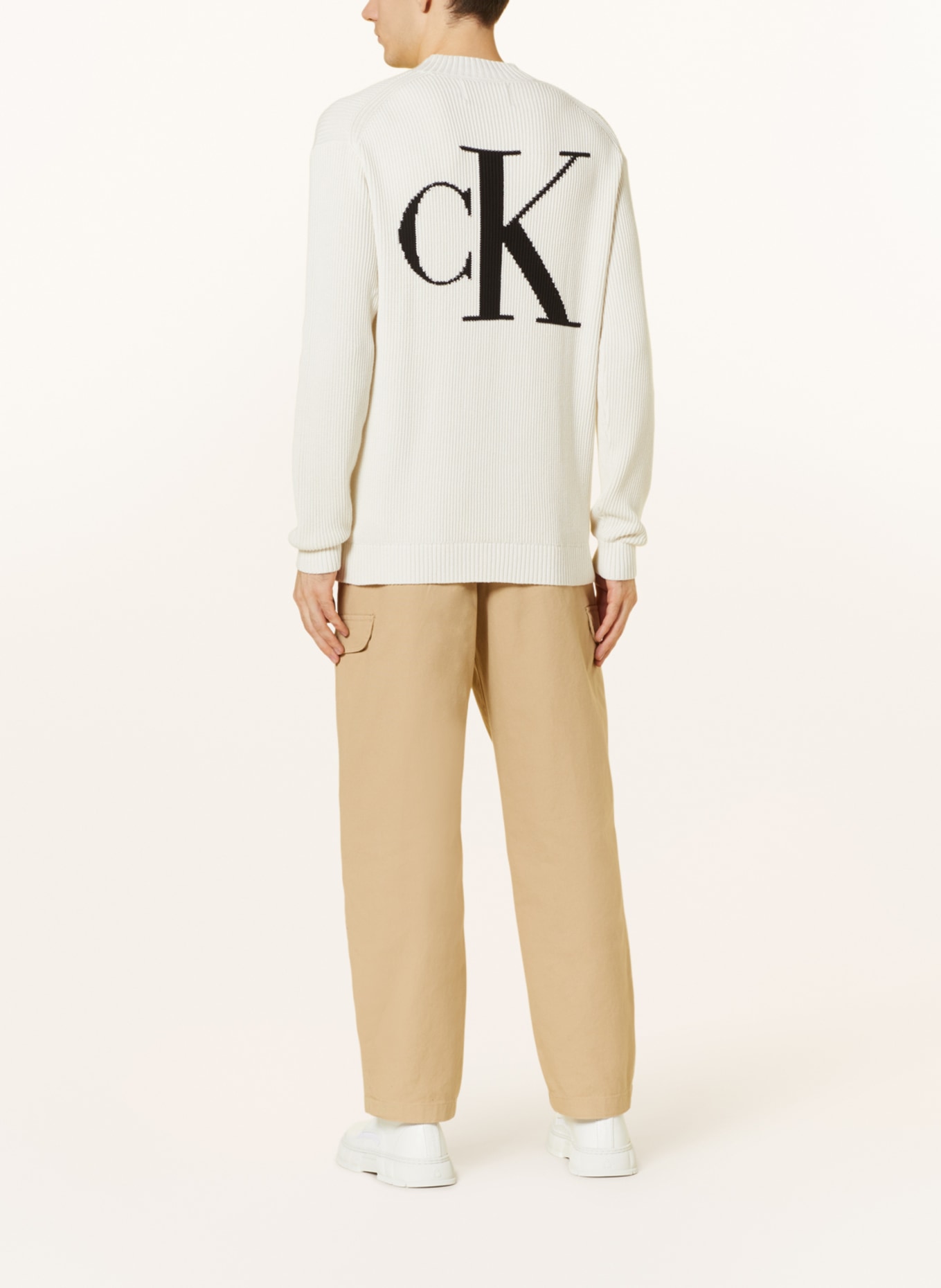 Calvin Klein Jeans Pullover, Farbe: ECRU (Bild 2)