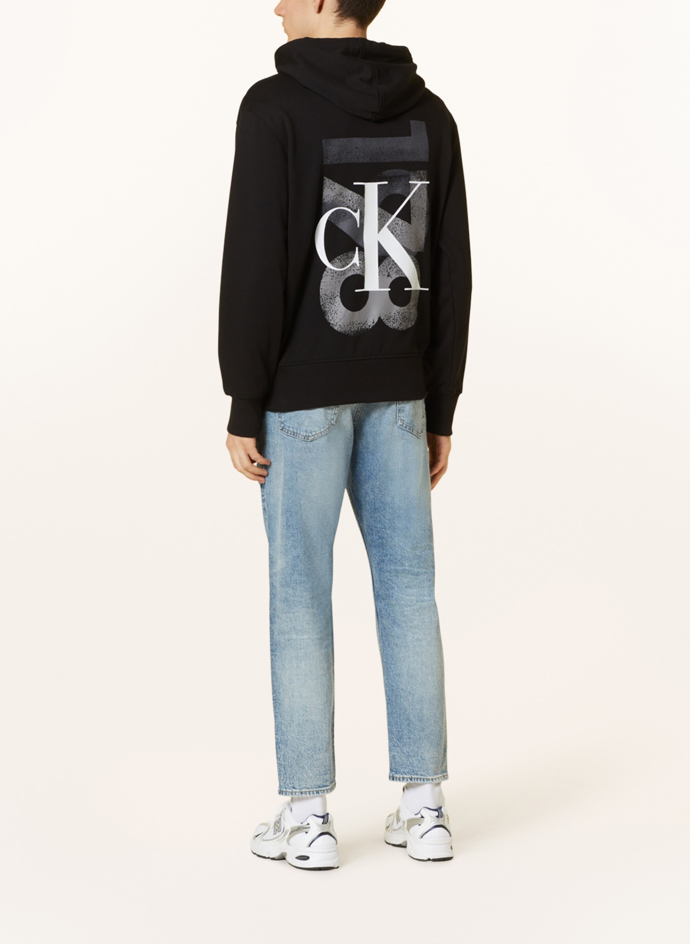 Calvin Klein Jeans Jeansy tapered fit, Kolor: 1A4 DENIM MEDIUM (Obrazek 3)