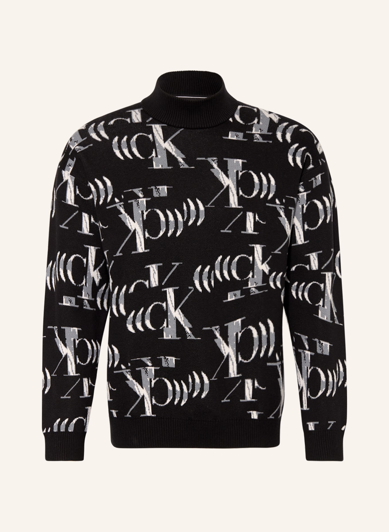 Calvin Klein Jeans Sweater, Color: BLACK/ WHITE/ GRAY (Image 1)