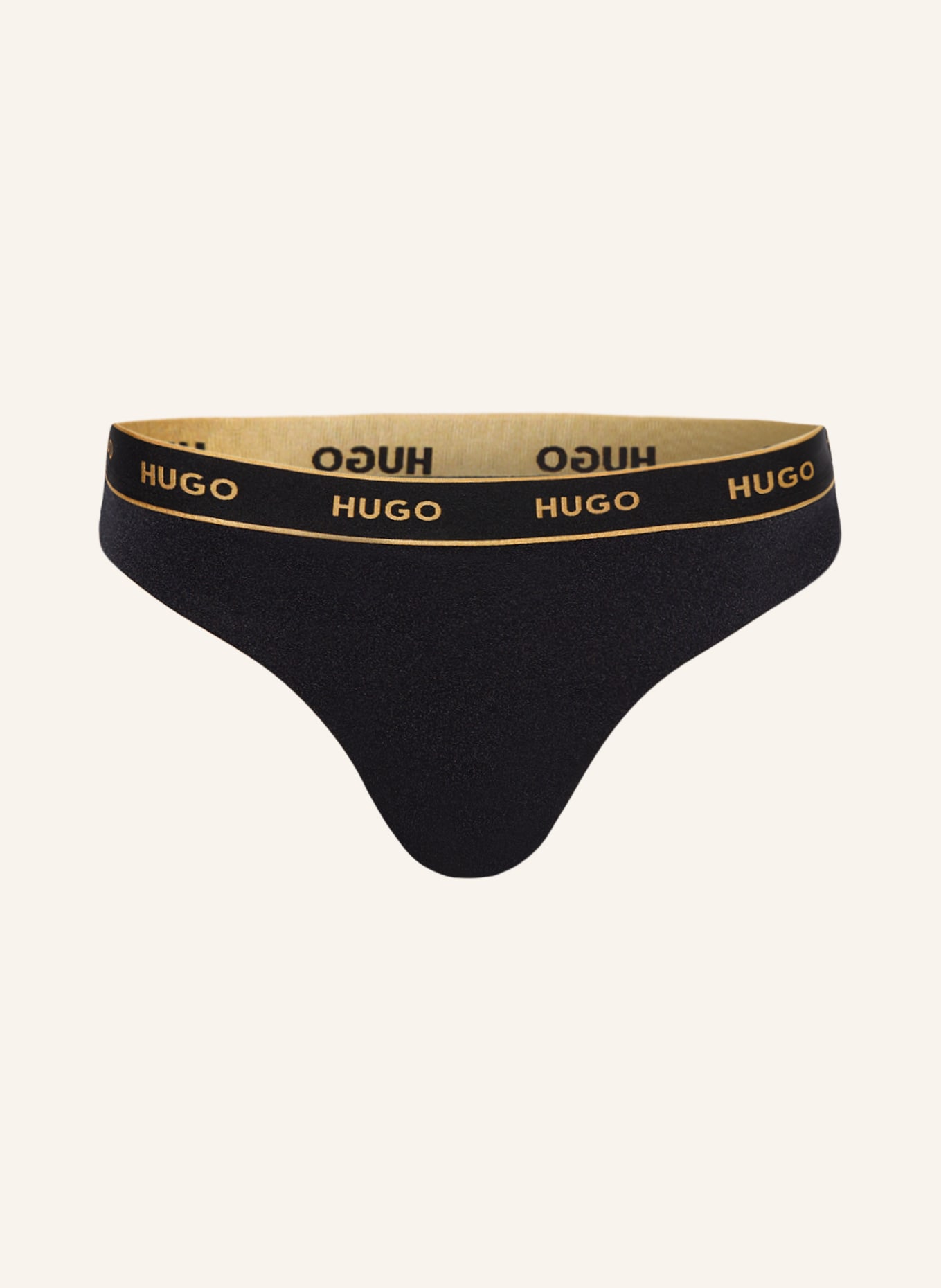 HUGO Basic bikini bottoms SPARKLING CLASSIC, Color: BLACK (Image 1)