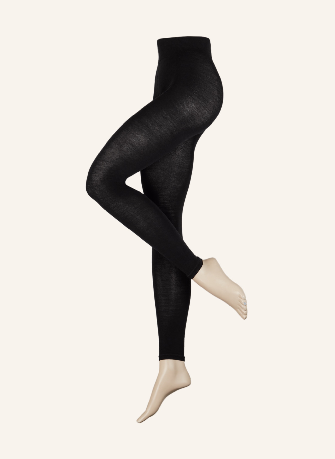Wolford Footless tights MERINO with merino wool, Color: 7005 BLACK (Image 1)