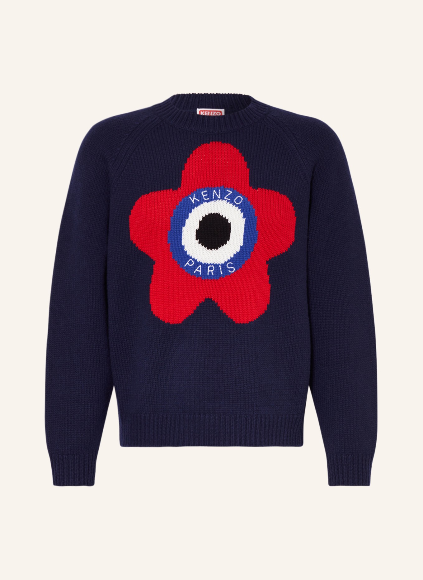 KENZO Sweater, Color: DARK BLUE/ RED (Image 1)